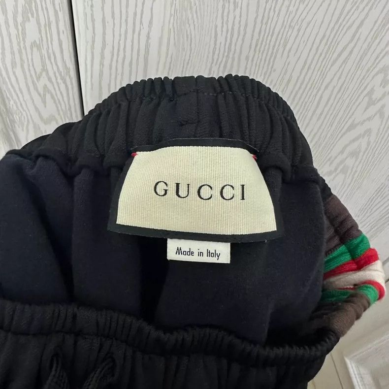 Gucci Gucci Size L Red and green striped jacket sports pants set Size 36R - 4 Thumbnail
