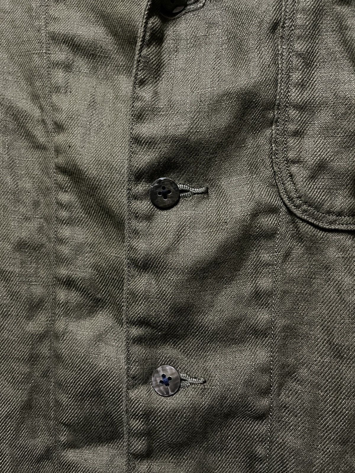 Japanese Brand Kapital Linen Four Button Jacket Size US L / EU 52-54 / 3 - 7 Thumbnail