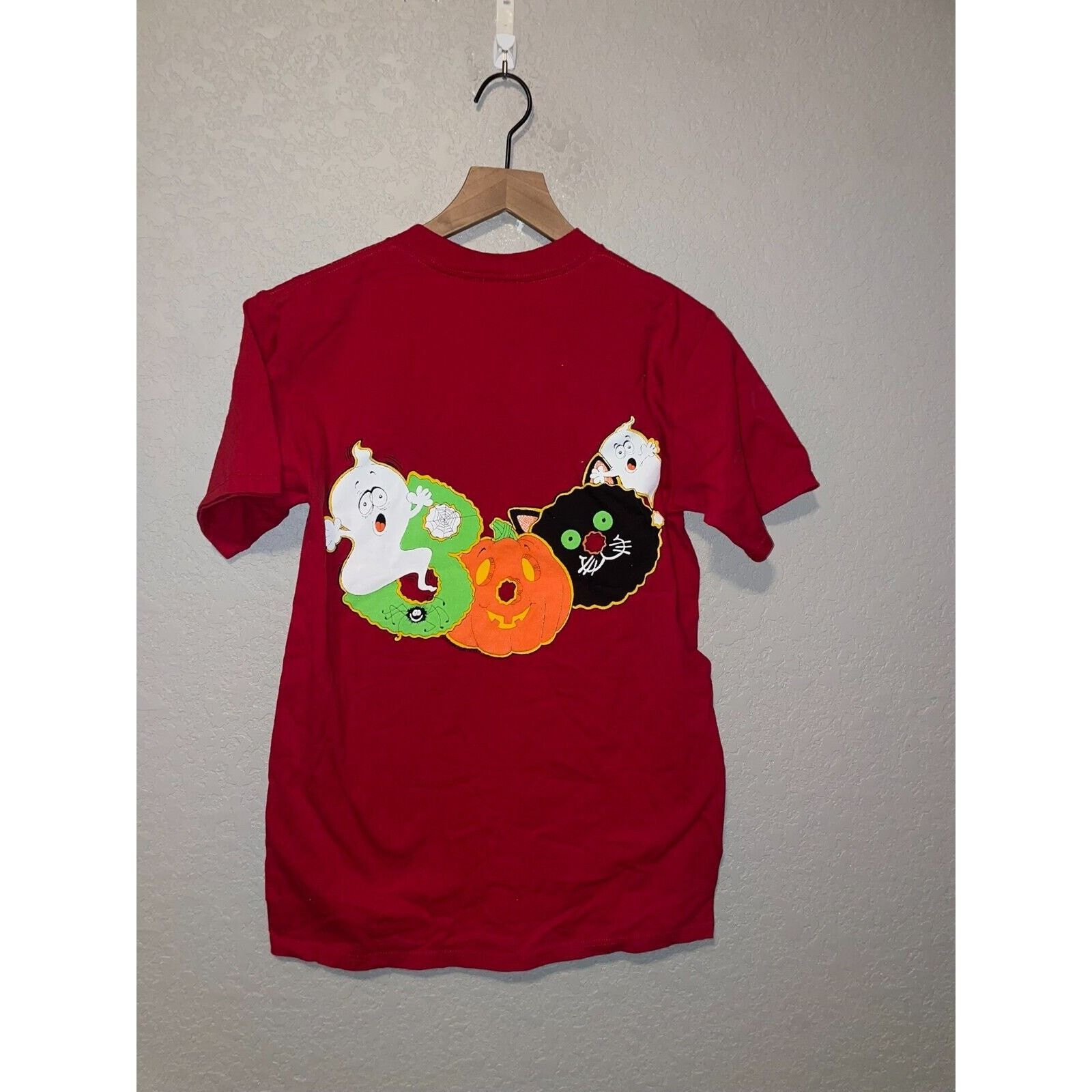 Jerzees Vintage Test Print Shirt Family Reunion Boo Halloween Tee M Size US M / EU 48-50 / 2 - 5 Thumbnail