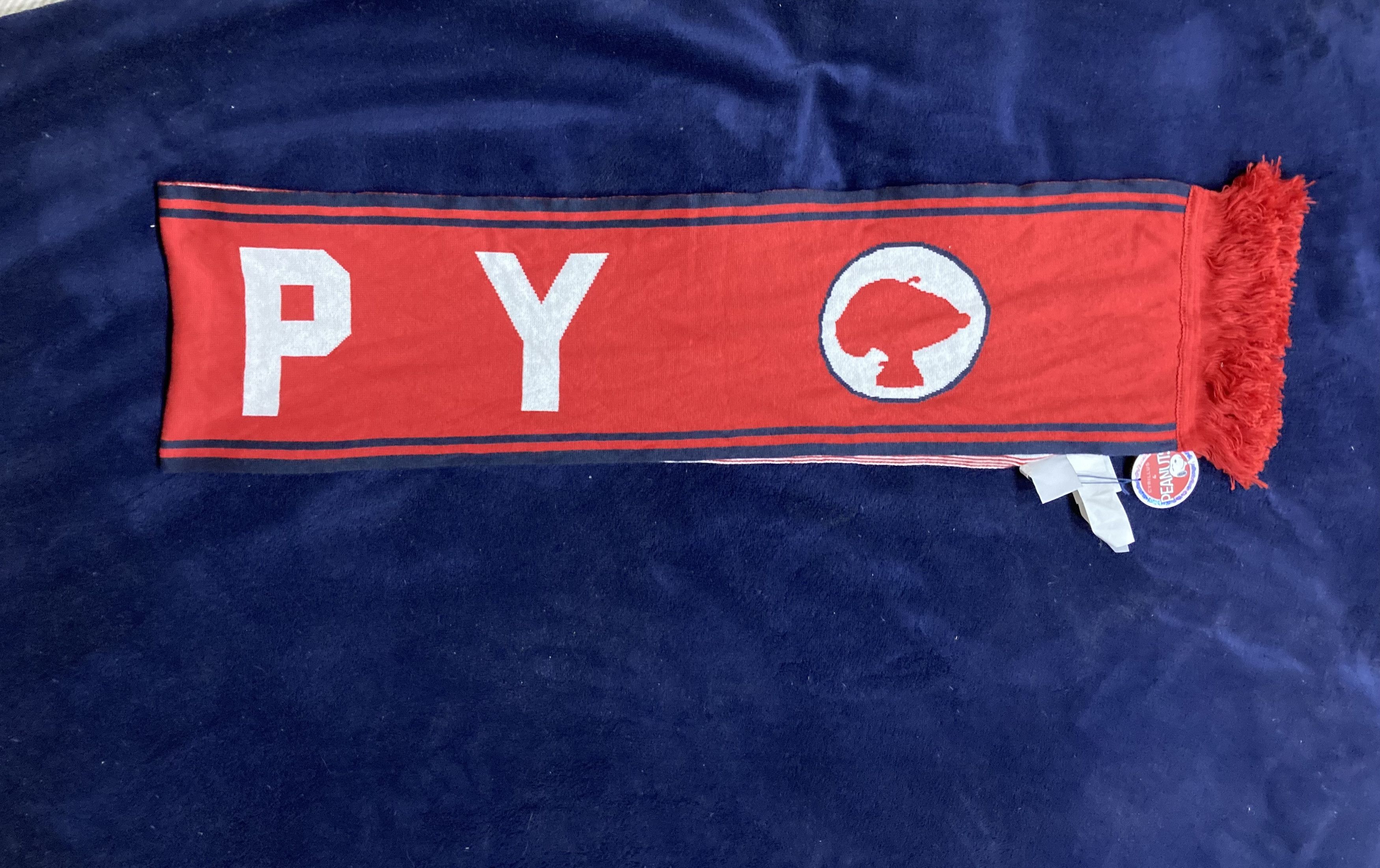 Peanuts Peanuts X Cyrillus Paris Snoopy Long Red Scarves Size ONE SIZE - 7 Thumbnail
