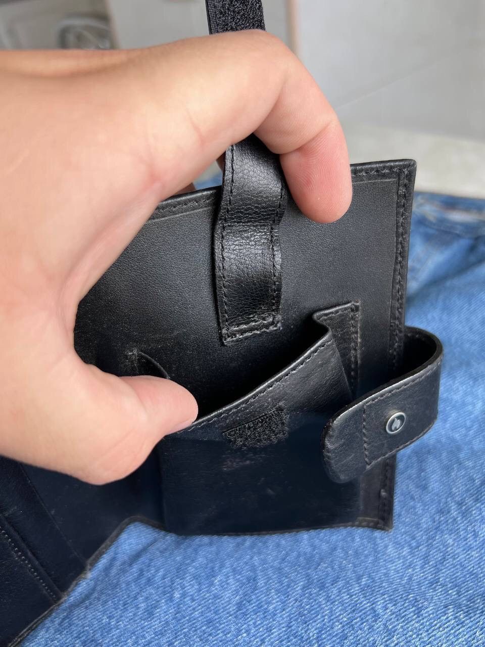 Genuine Leather × Zippo Vintage Zippo lighter brand Leather Wallet Case for lighter Size ONE SIZE - 8 Thumbnail