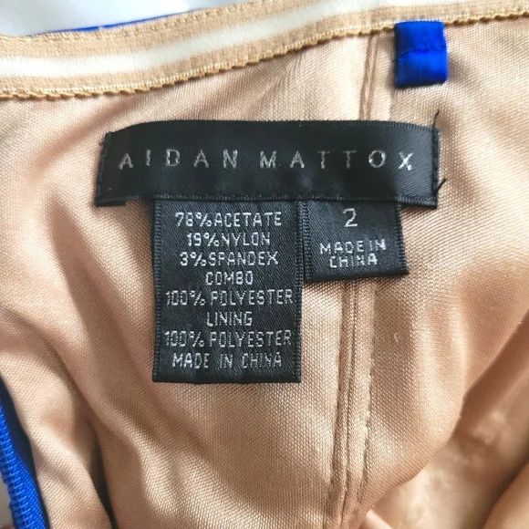 Other Aidan Mattox Convertible Bodycon Cocktail Dress Size XS / US 0-2 / IT 36-38 - 8 Thumbnail