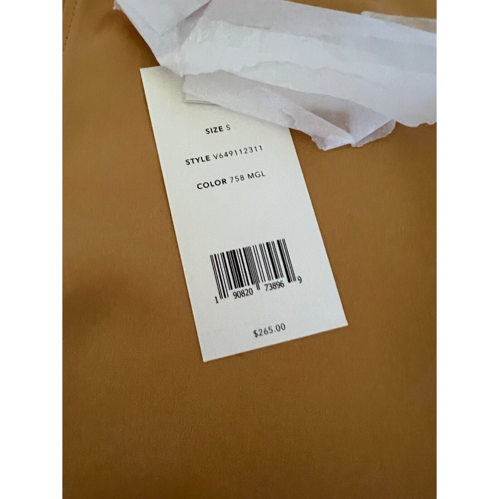 Vince Vince Double V-neck 1/2-sleeve Satin Blouse In Gold Size S Size S / US 4 / IT 40 - 6 Thumbnail