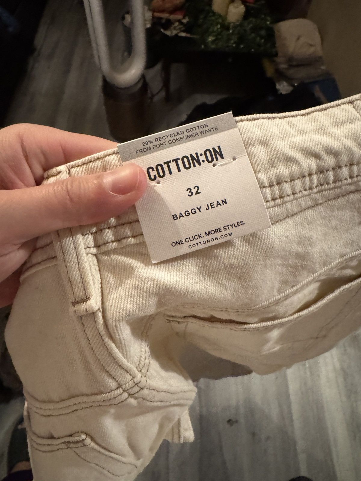 Cotton On × Vintage Cotton On Baggy Jeans Size US 32 / EU 48 - 4 Thumbnail