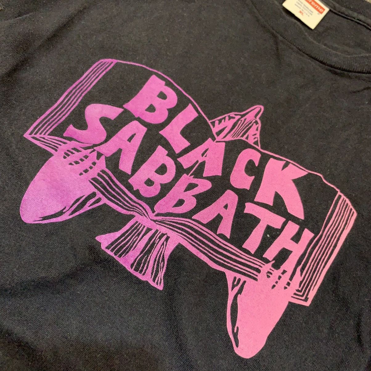 Black Sabbath × Supreme Supreme x Black Sabbath Tome SS16 Black T-Shirt Size US XL / EU 56 / 4 - 5 Thumbnail