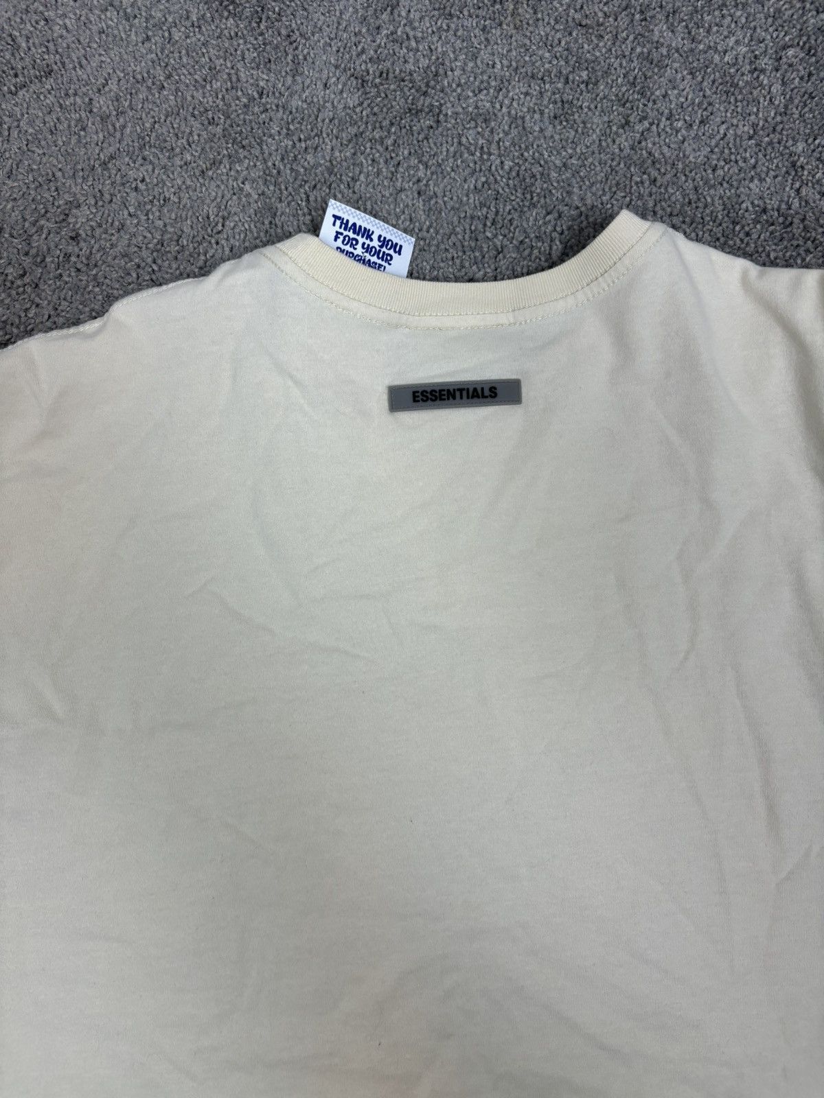 Essentials Fear of God essentials short sleeve tee buttercream Size US M / EU 48-50 / 2 - 5 Thumbnail