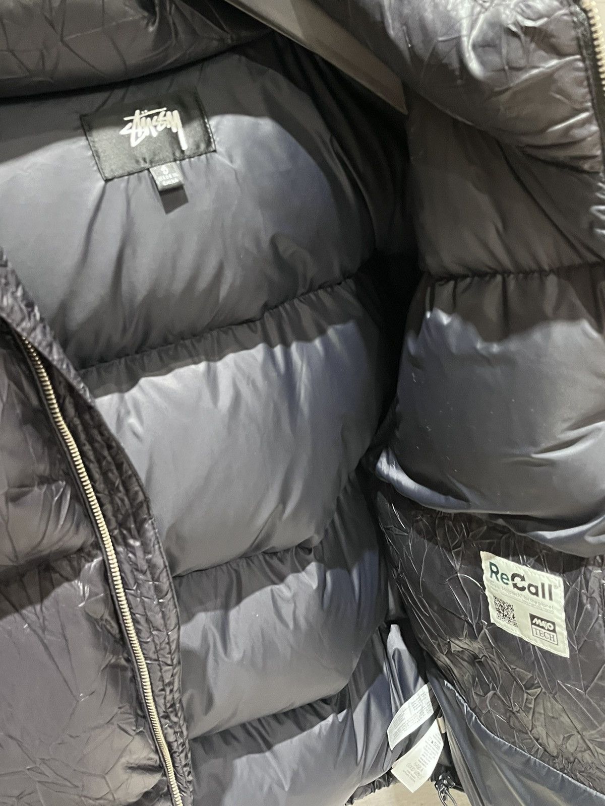 Stussy Stussy wrinkled nylon down puffer jacket Size US S / EU 44-46 / 1 - 5 Thumbnail