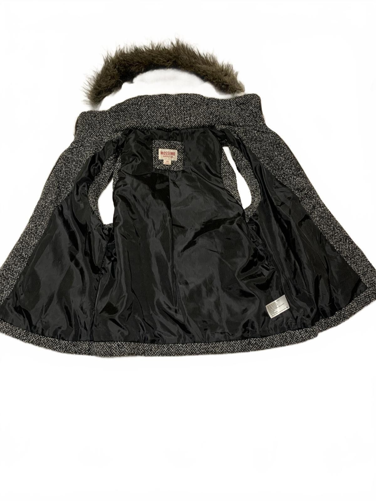 Other Y2K Faux Fur Vest Women's Size L Black Hooded Zip Up Size L / US 10 / IT 46 - 4 Thumbnail
