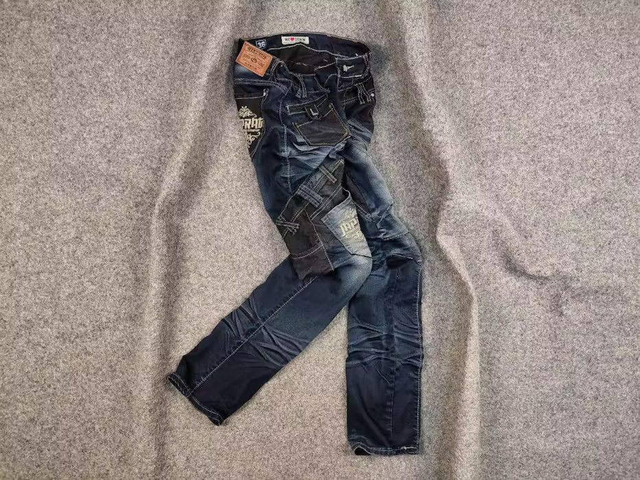 Japanese Brand × Vintage Vintage Japan JapRag By Okusama Zaniki Cargo Jeans Y2K Style Size US 30 / EU 46 - 1 Thumbnail