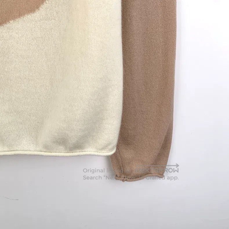 Dior Dior Colour-blocked dinosaur embroidery cashmere round-nec Size XS / US 0-2 / IT 36-38 - 5 Thumbnail