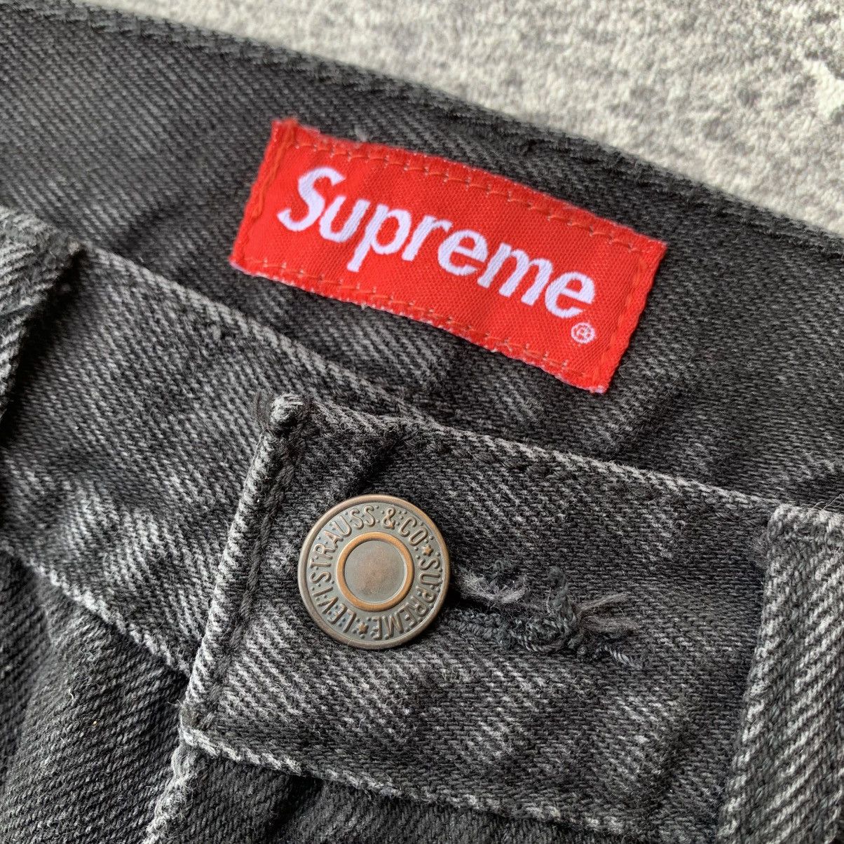 Levi's × Supreme Supreme x Levi’s Black Wash Denim Jeans Size US 31 - 8 Thumbnail