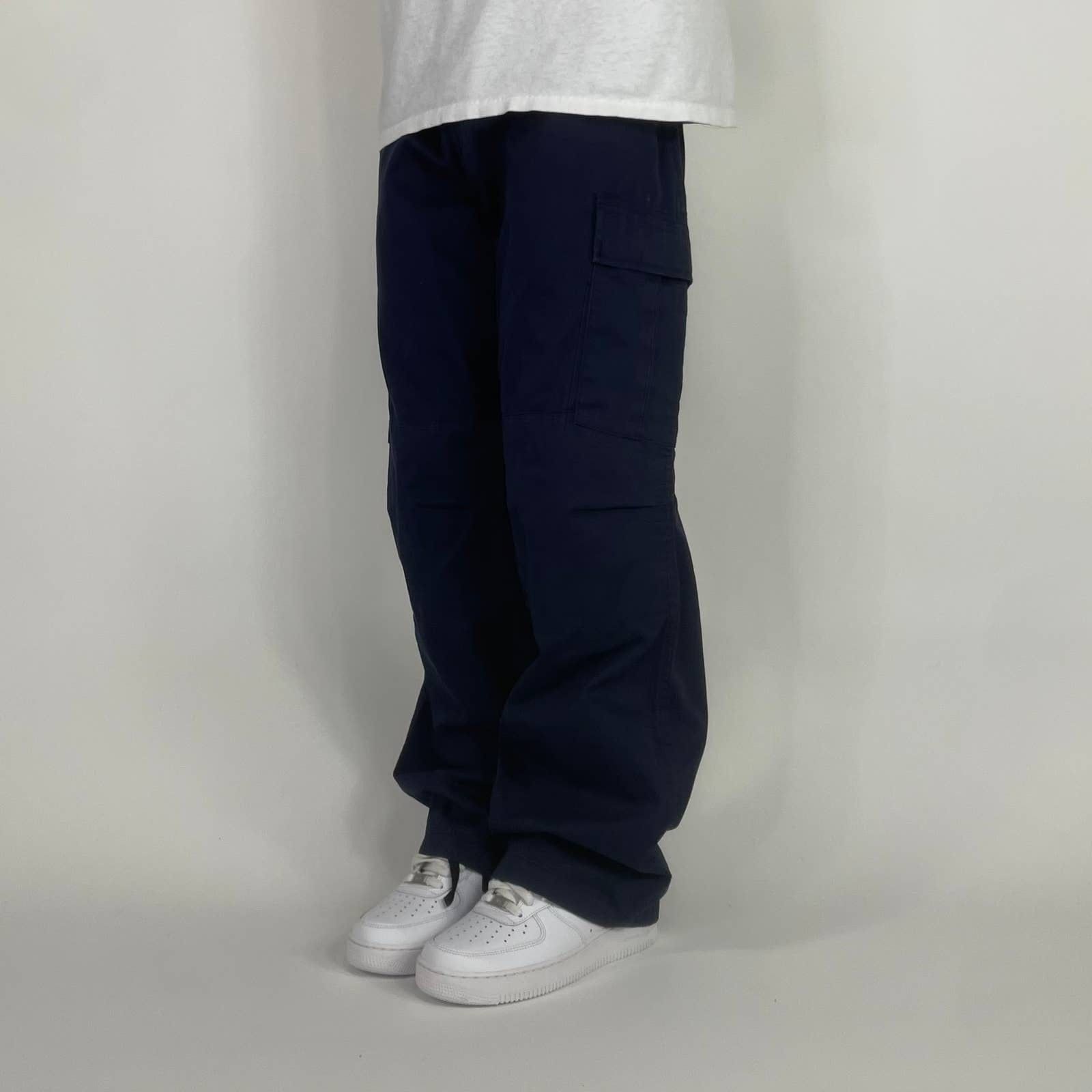 Vintage Super Sick Vintage Tactical Navy Blue Utility Cargo Pants Size US 36 / EU 52 - 2 Thumbnail
