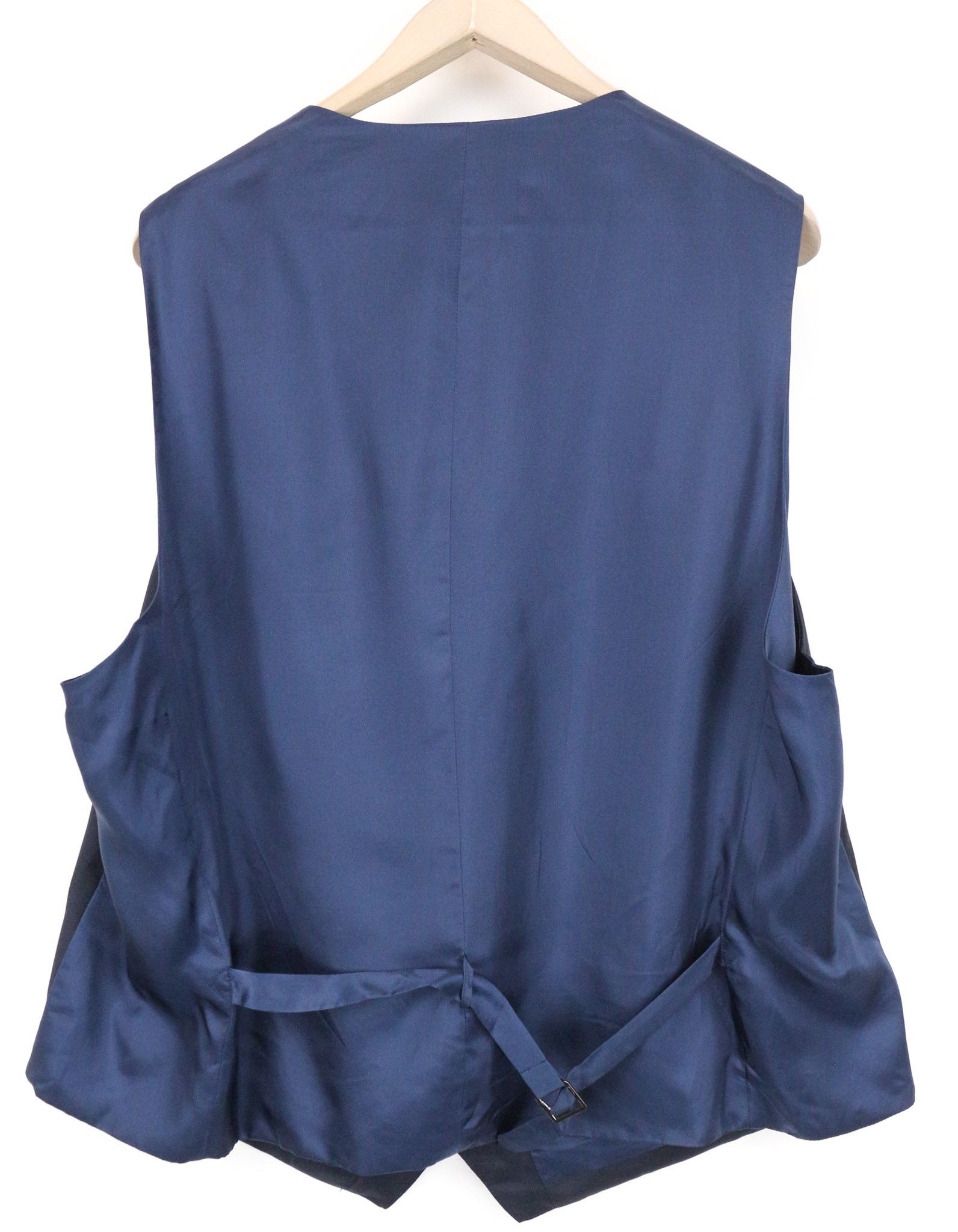 Suitsupply LAZIO UK54 Navy Blue Wool Waistcoat 75045 Size 54R - 2 Thumbnail