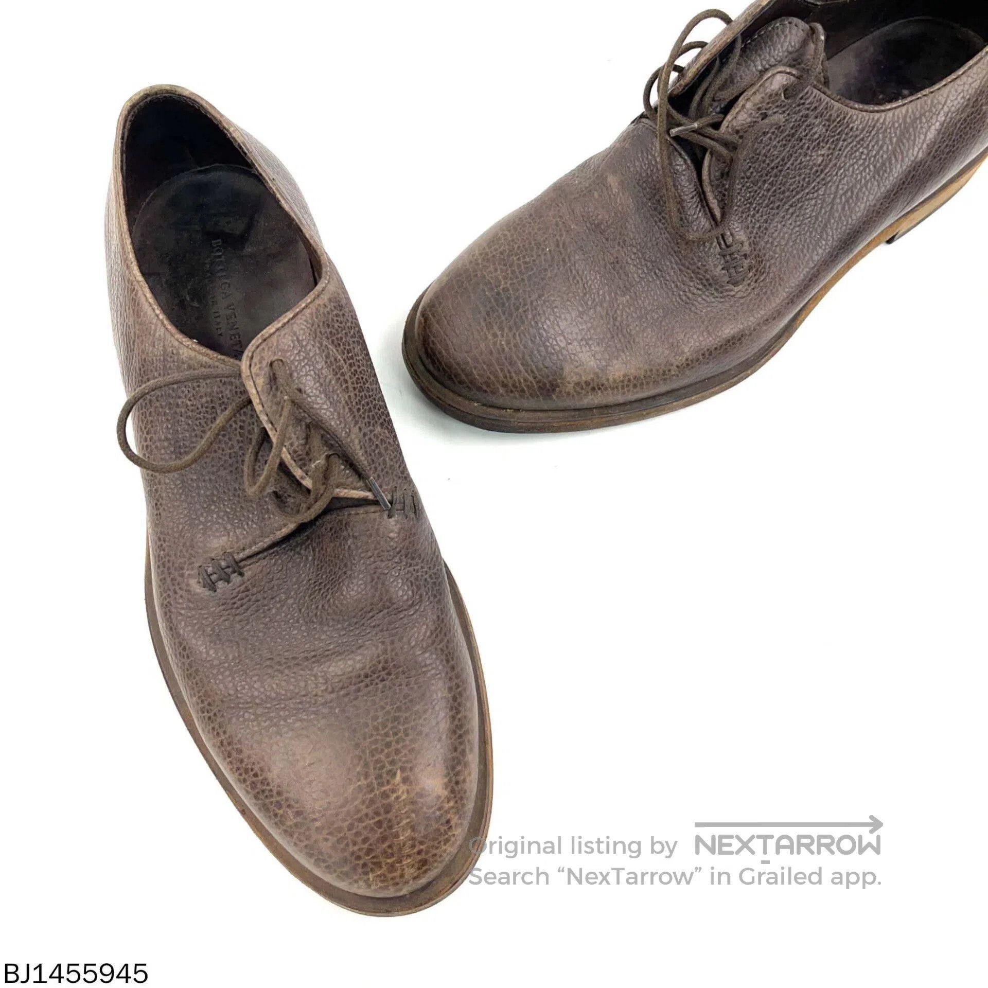 Bottega Veneta low-top lace-up leather shoes Bottega Veneta. Size US 10.5 / EU 43-44 - 2 Thumbnail