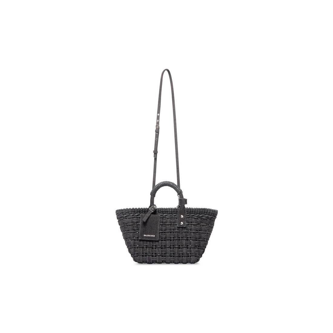 Balenciaga o1mt1gz0725 Size: OS / Bistro XS Basket With Strap Denim Bag Size ONE SIZE - 6 Thumbnail