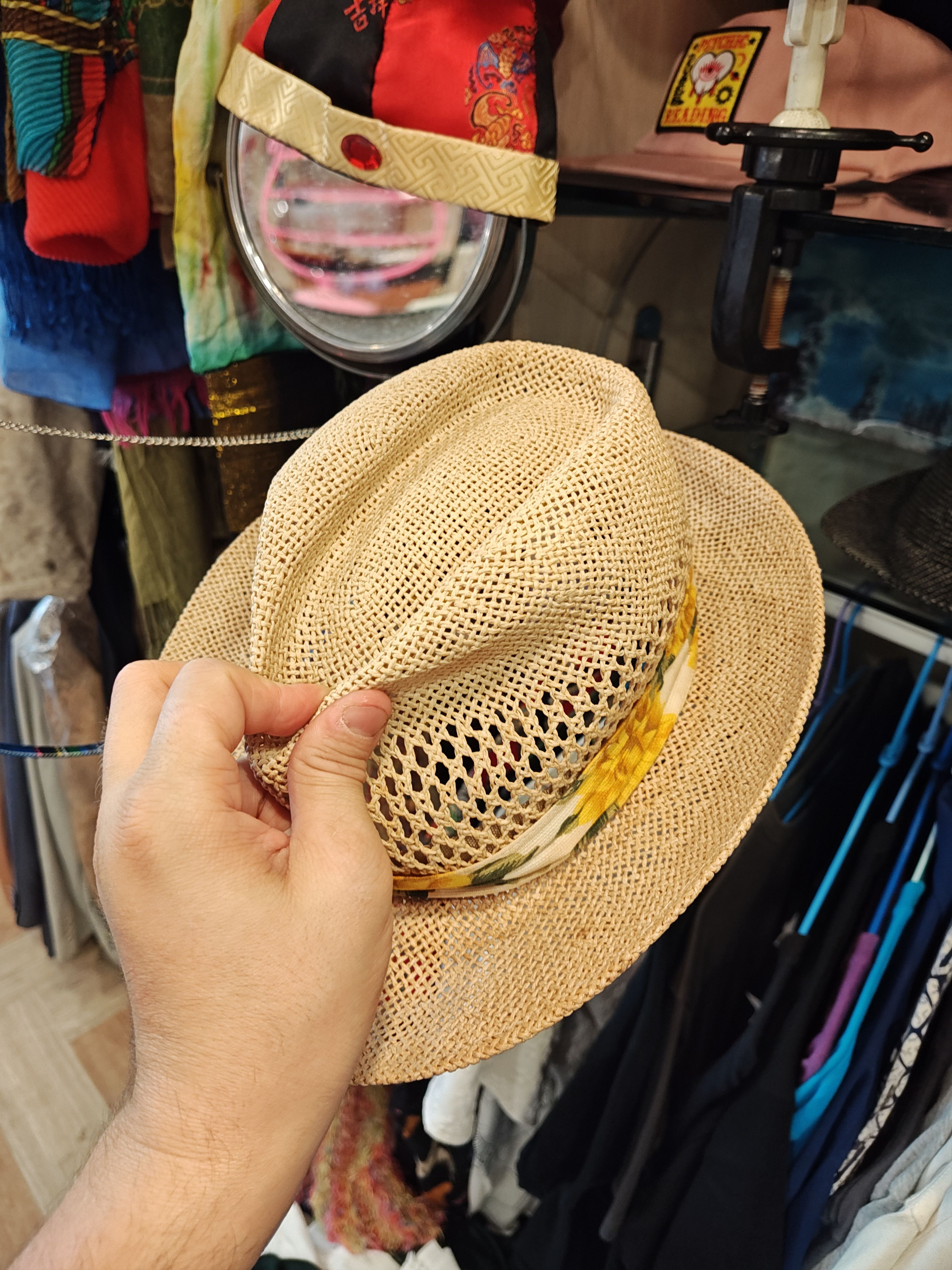 Other Straw hat with sunflower sash Size ONE SIZE - 3 Thumbnail