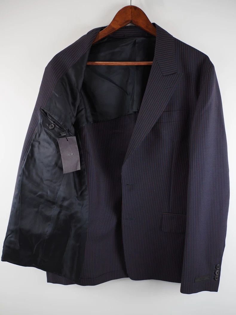Prada Prada Horsehair wool blended striped suit 2502-Nextarrow Size 50R - 3 Thumbnail