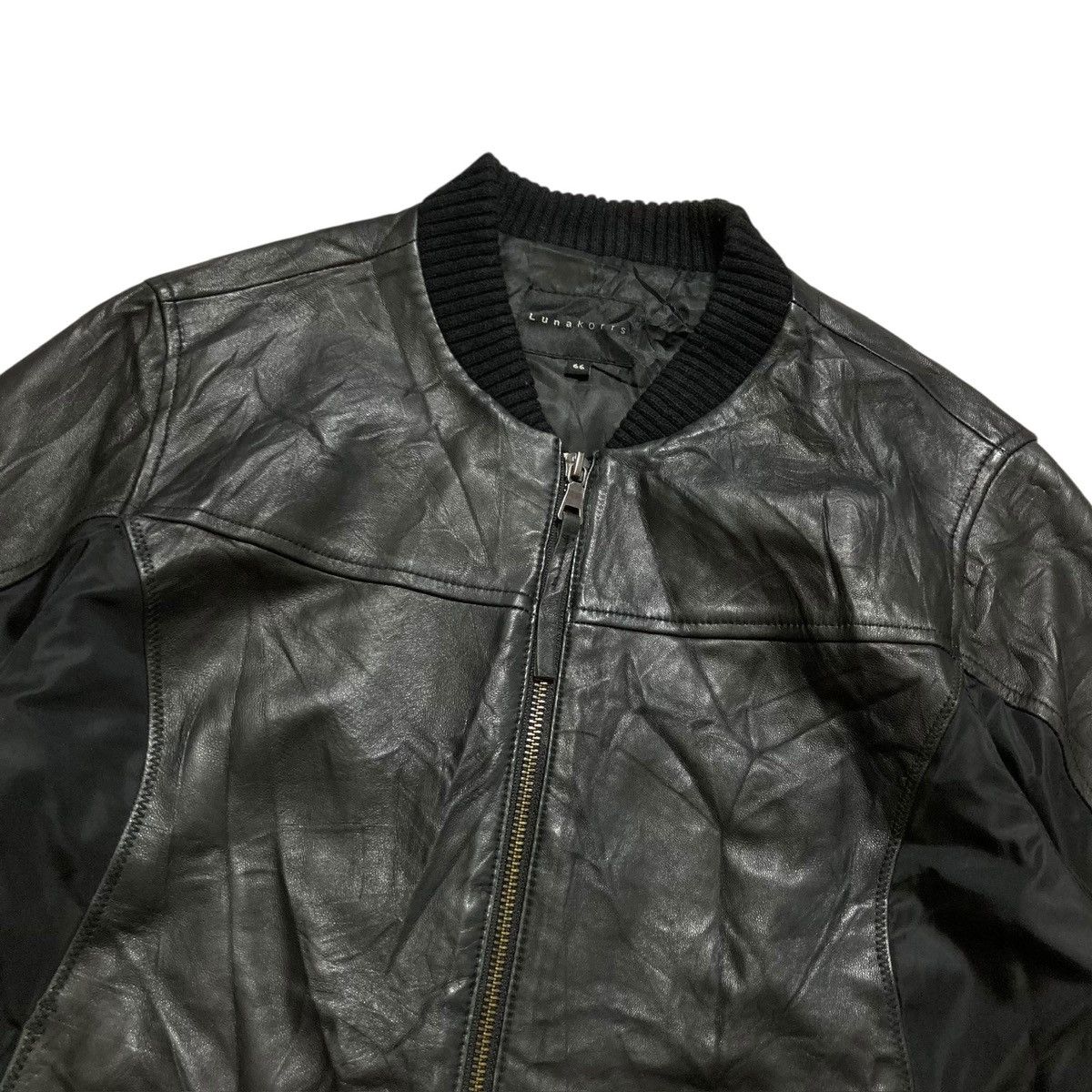 Ekam LUNAKORSS - Vintage Designer Leather Boxy Jacket Vkei Style Size US L / EU 52-54 / 3 - 2 Thumbnail