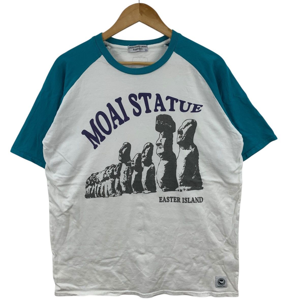 Other UNESCO NGO JAPAN Moai Statue Easter Island Tee Shirt Top Size L / US 10 / IT 46 - 5 Thumbnail