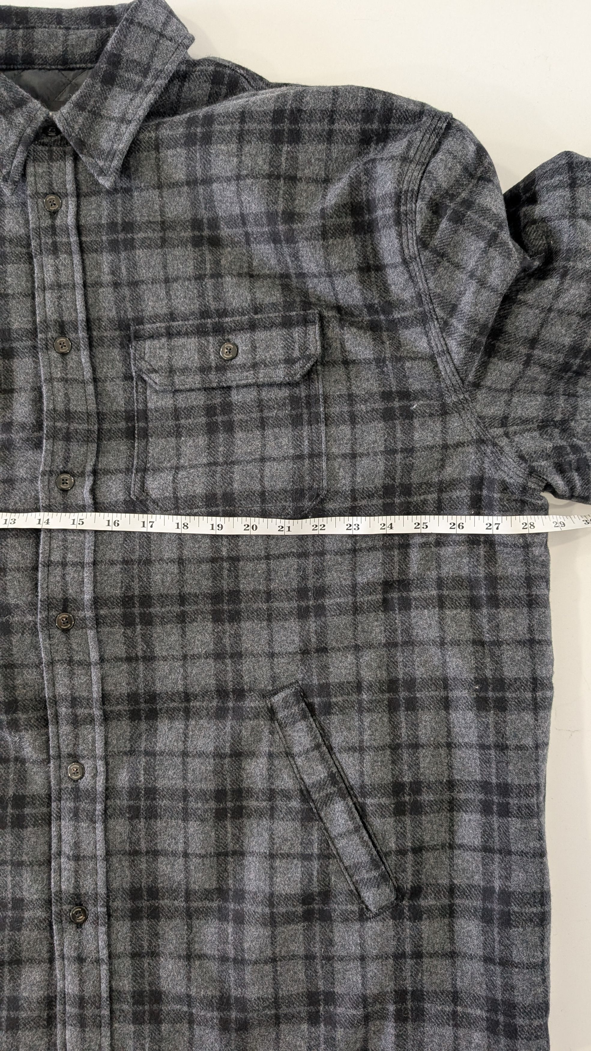 Willy Chavarria Willy Chavarria Plaid Quilted Wool Overshirt Medium Size US M / EU 48-50 / 2 - 13 Thumbnail