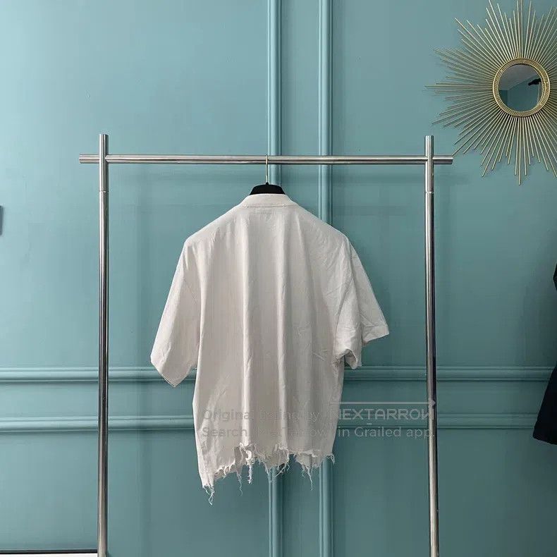 Balenciaga Balenciaga Chest logo collar embroidery short-sleeved shir Size US L / EU 52-54 / 3 - 2 Thumbnail