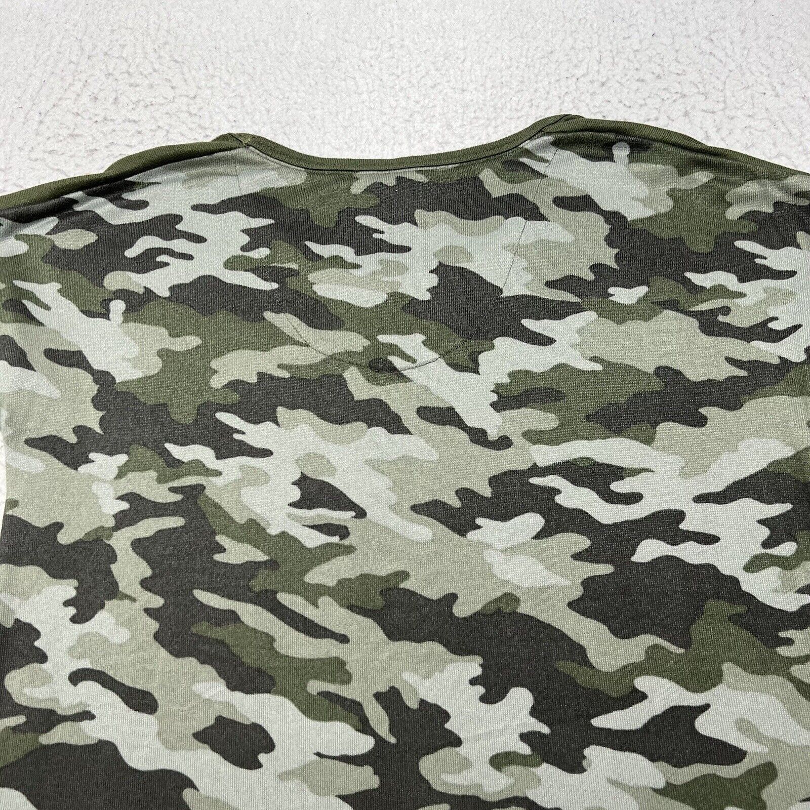 Lucky Brand Lucky Brand Super Soft Camo Green T Shirt Top Size L / US 10 / IT 46 - 10 Thumbnail
