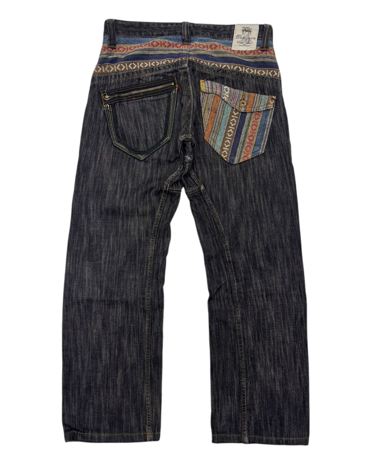 If Six Was Nine 🔥DOMINATE HANDCRAFTED BLACK DISTRESSED DENIM JEANS Size US 30 / EU 46 - 7 Thumbnail