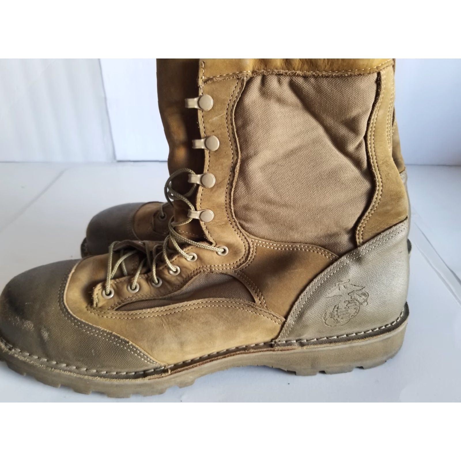 Danner Danner USMC RAT 8" Mojave ST Tactical Vibram Sole Boots Size 14.5 R Desert Tan Leather/ Fabric Cap Toe Steel Toe Mens Boots Size US 15 / EU 48 - 5 Thumbnail
