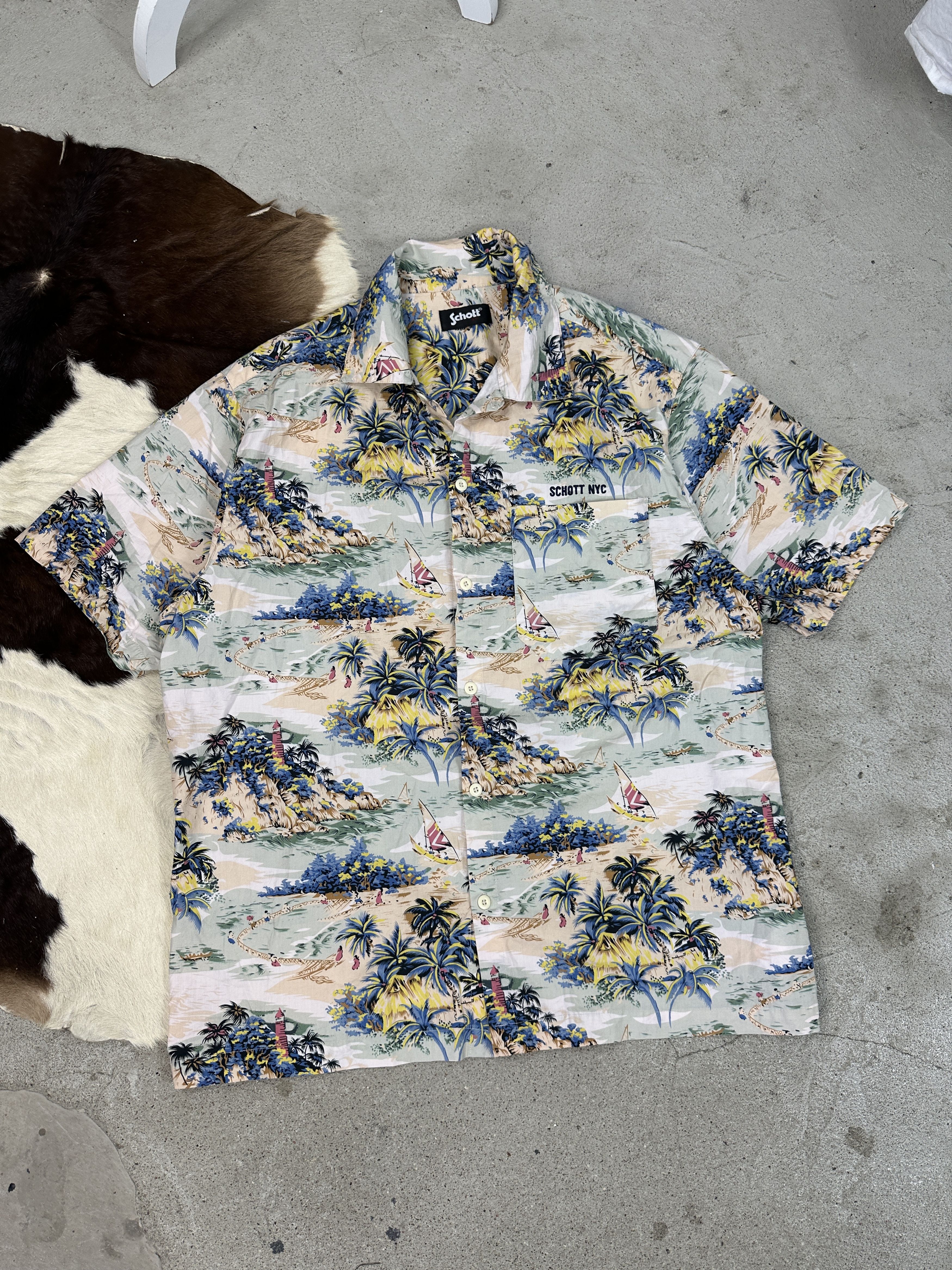 Vintage Vintage Casual Streetwear Skater Hip-Hop Hawaiian Shirt Size US XL / EU 56 / 4 - 1 Thumbnail