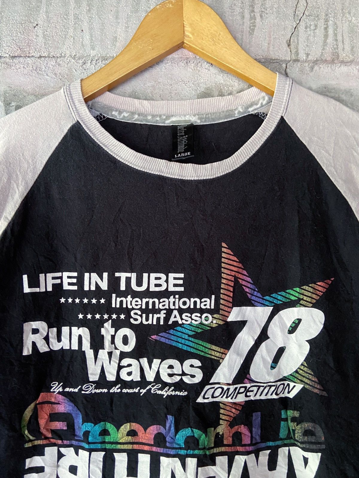 Beauty Beast × Hysteric Glamour × Japanese Brand JAPANESE RUN TO WAVE LONG SLEEVE Size US M / EU 48-50 / 2 - 4 Thumbnail