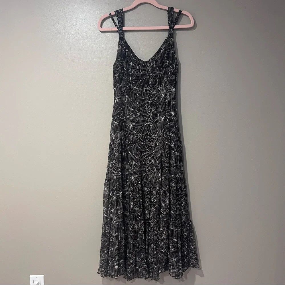 Nine West beachy silk whimsical maxi floor length flowy gown Size M / US 6-8 / IT 42-44 - 5 Thumbnail