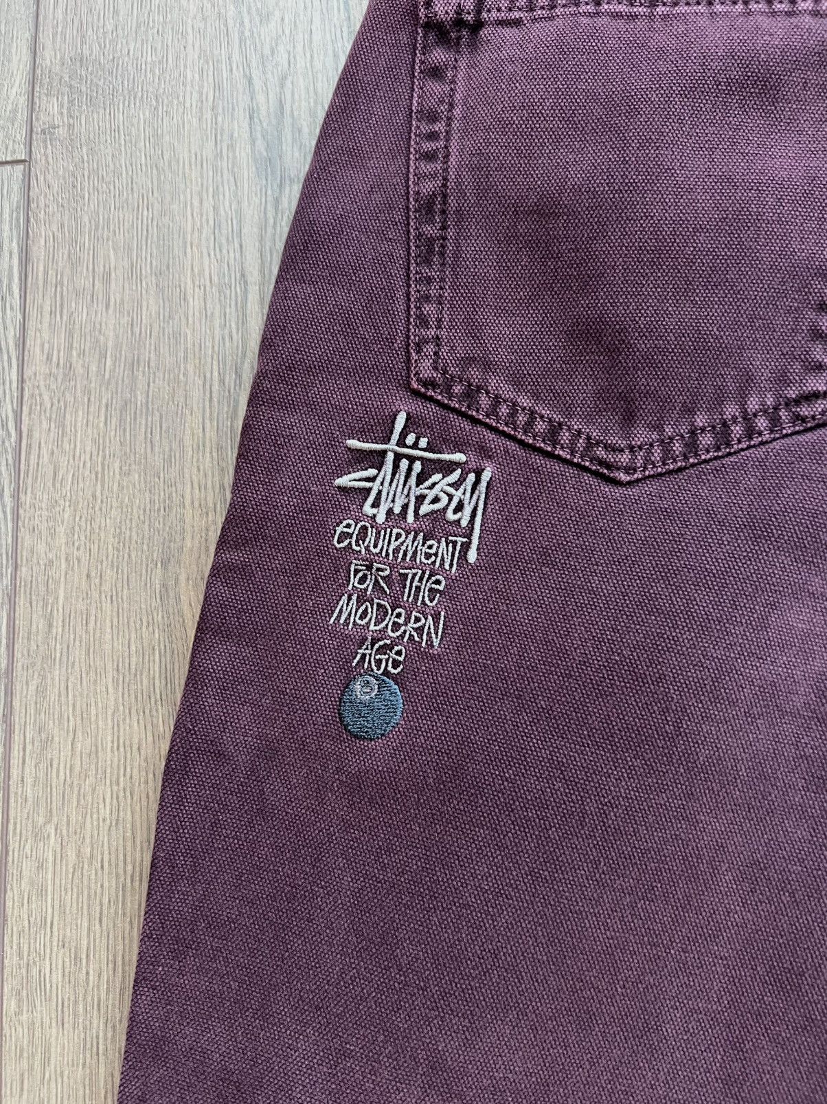 Stussy Stussy Canvas 8 Ball Big Ol Jean Purple Size 32 Size US 32 / EU 48 - 3 Thumbnail