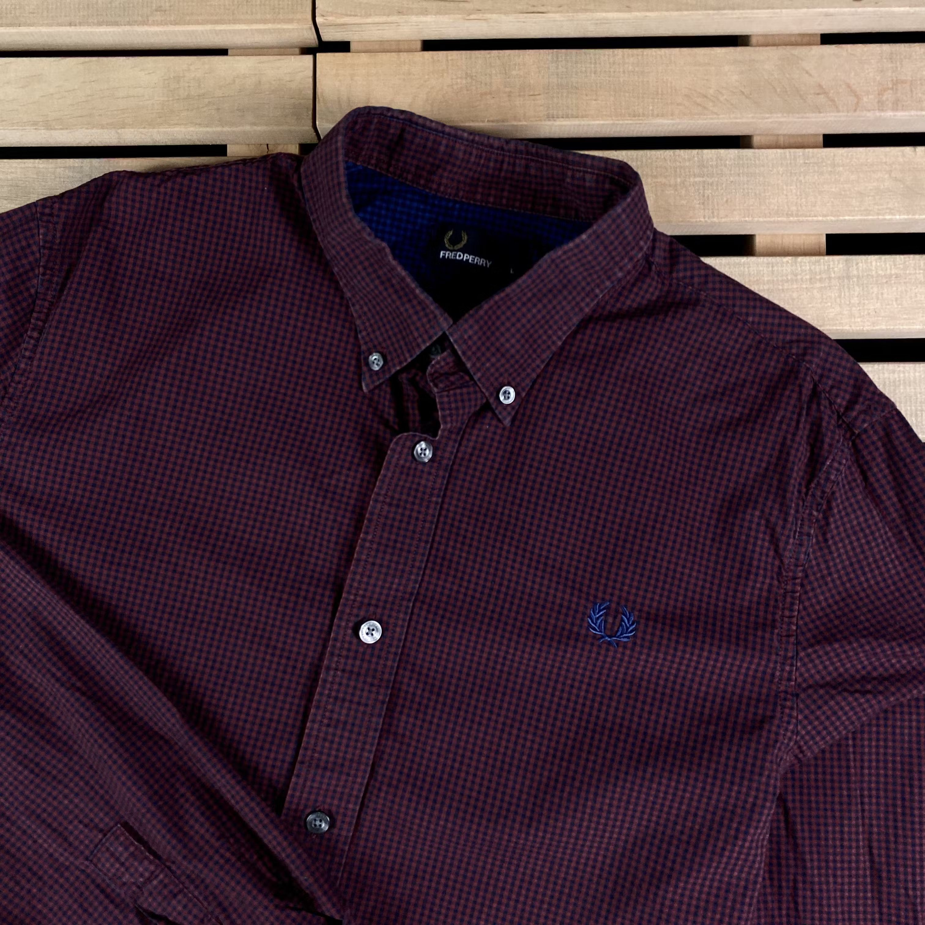 Fred Perry Men’s Shirt Long Sleeve Fred Perry Size L Size US L / EU 52-54 / 3 - 2 Thumbnail