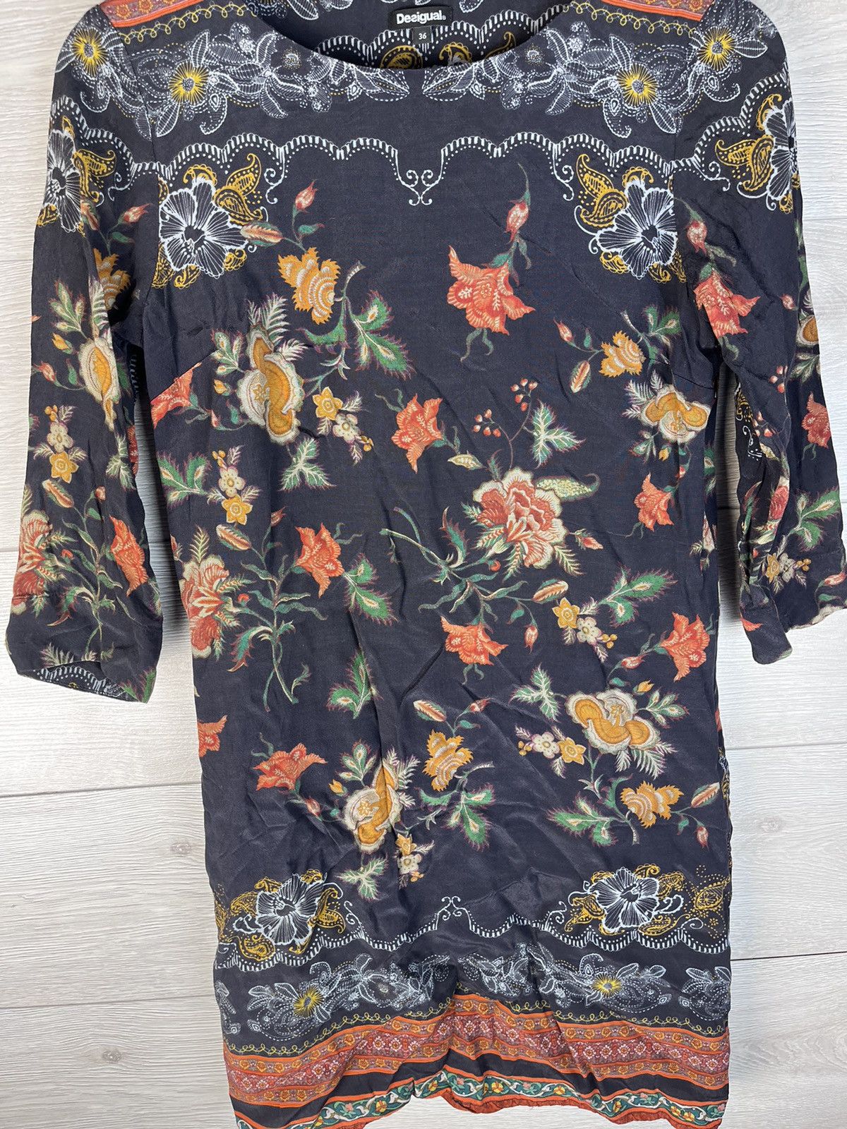 Desigual Women dress Designer size 36 casual Size XS / US 0-2 / IT 36-38 - 4 Thumbnail