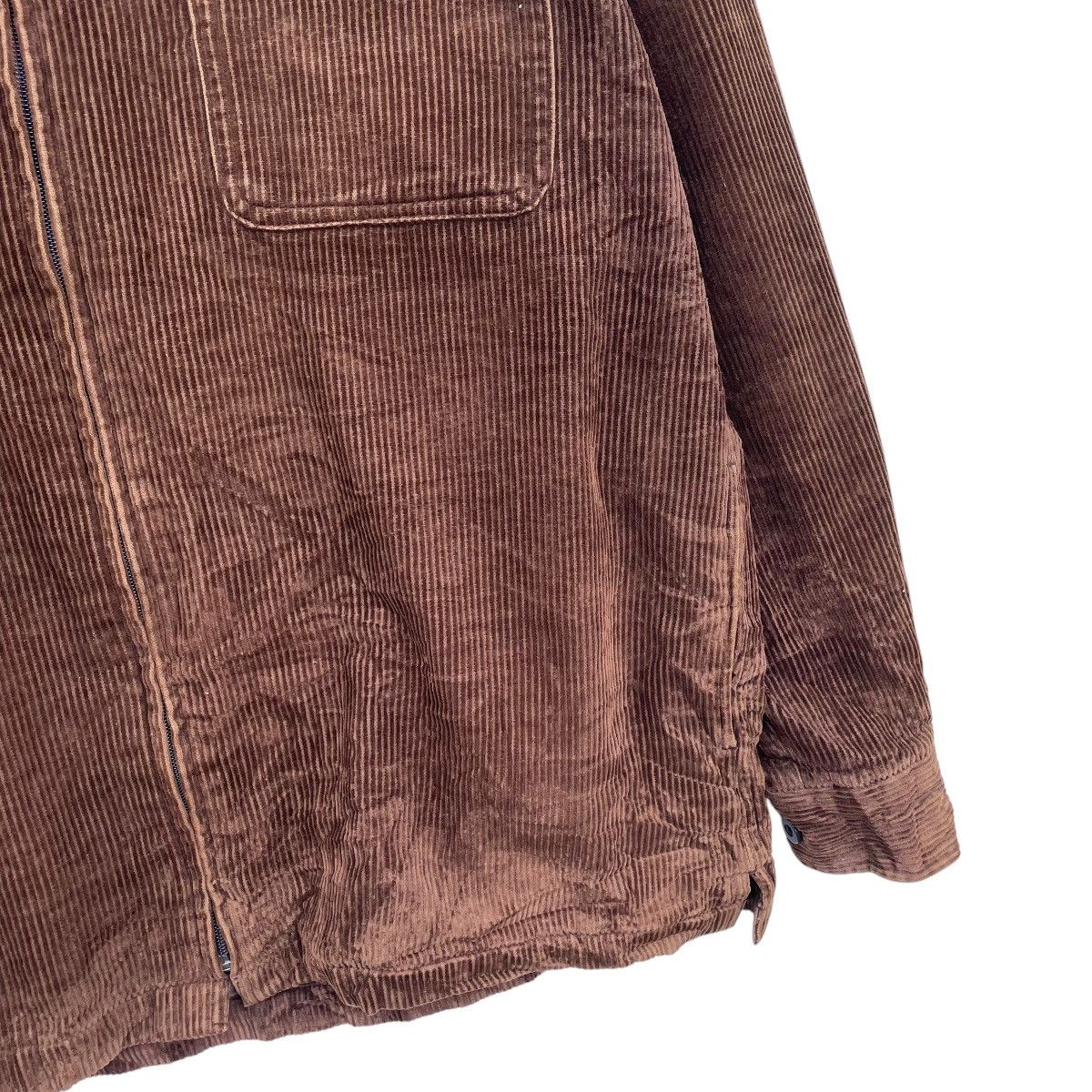 Polo Ralph Lauren × Vintage 💥Vintage Beverly Hills Polo Club Corduroy Zip Up Dual Pocket Size US L / EU 52-54 / 3 - 5 Thumbnail