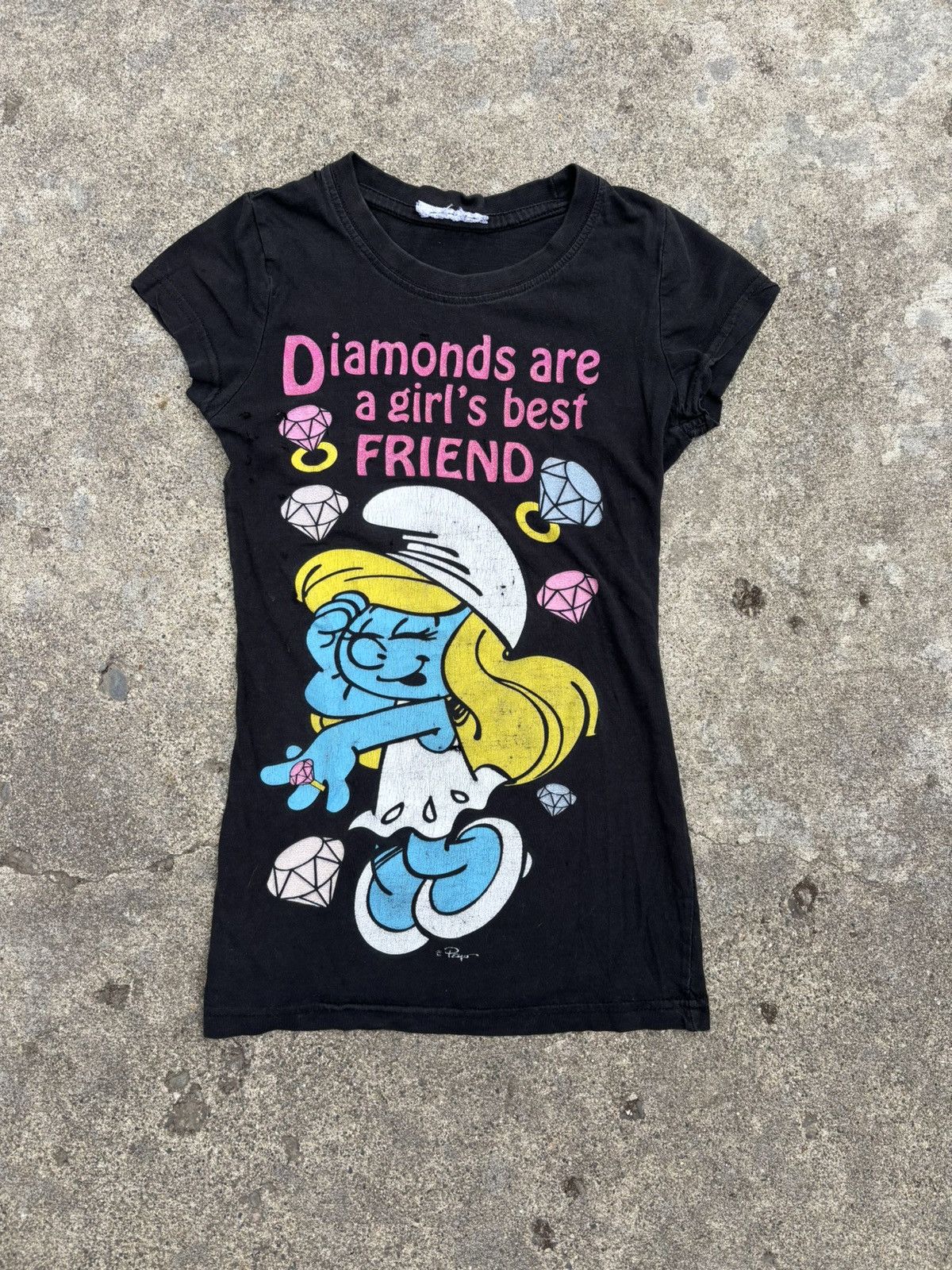 Vintage Vintage smurfs t-shirt Size XXS / US 00 / IT 34 - 1 Preview