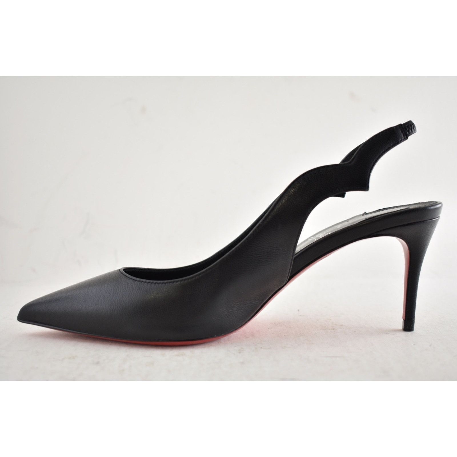 Christian Louboutin Christian Louboutin Hot Chick Sling 70 Black Nappa 36.5 Size US 6.5 / IT 36.5 - 10 Thumbnail
