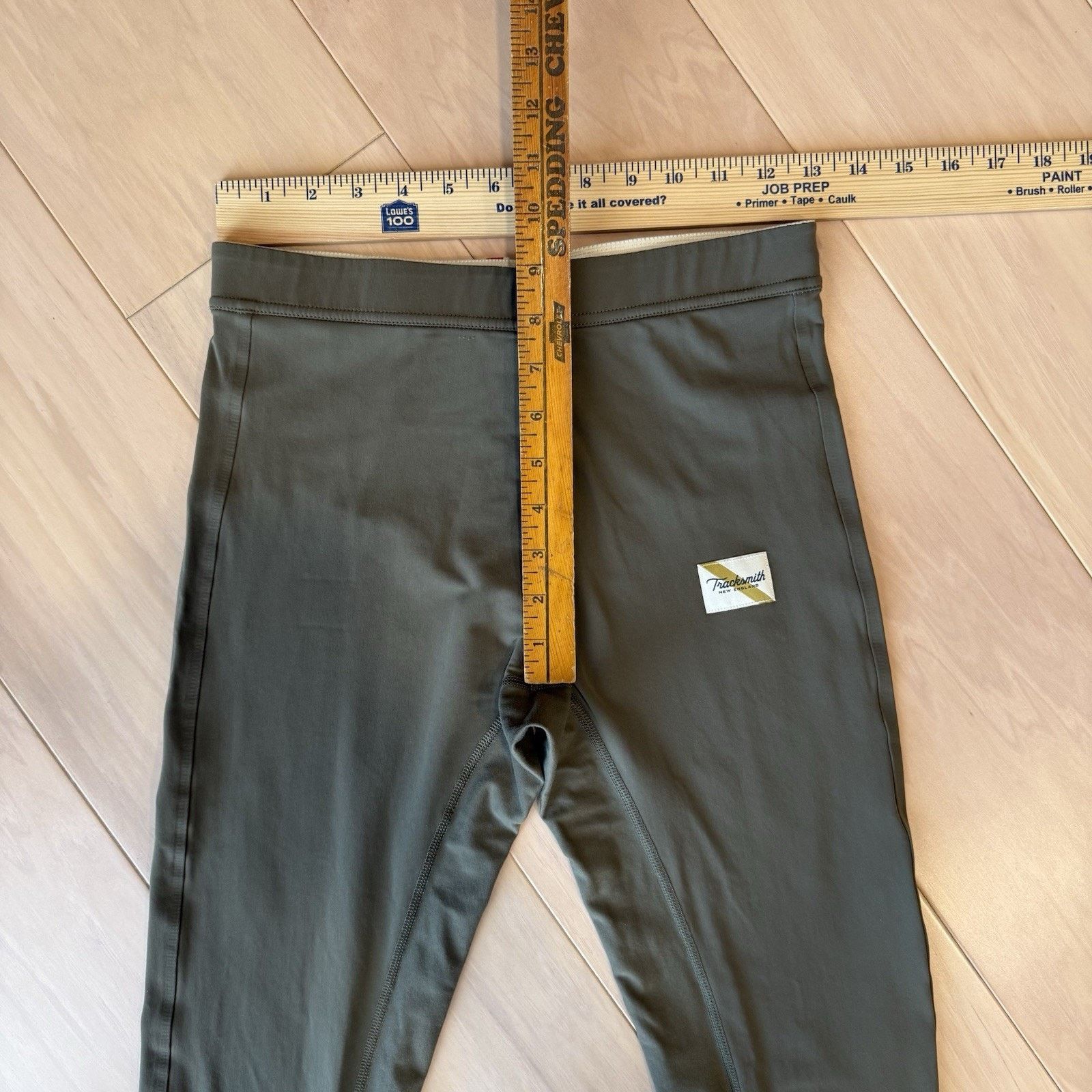 Tracksmith New England Tracksmith Allston Tights Mens Medium Green Lightweight Size US 26 / EU 42 - 3 Thumbnail