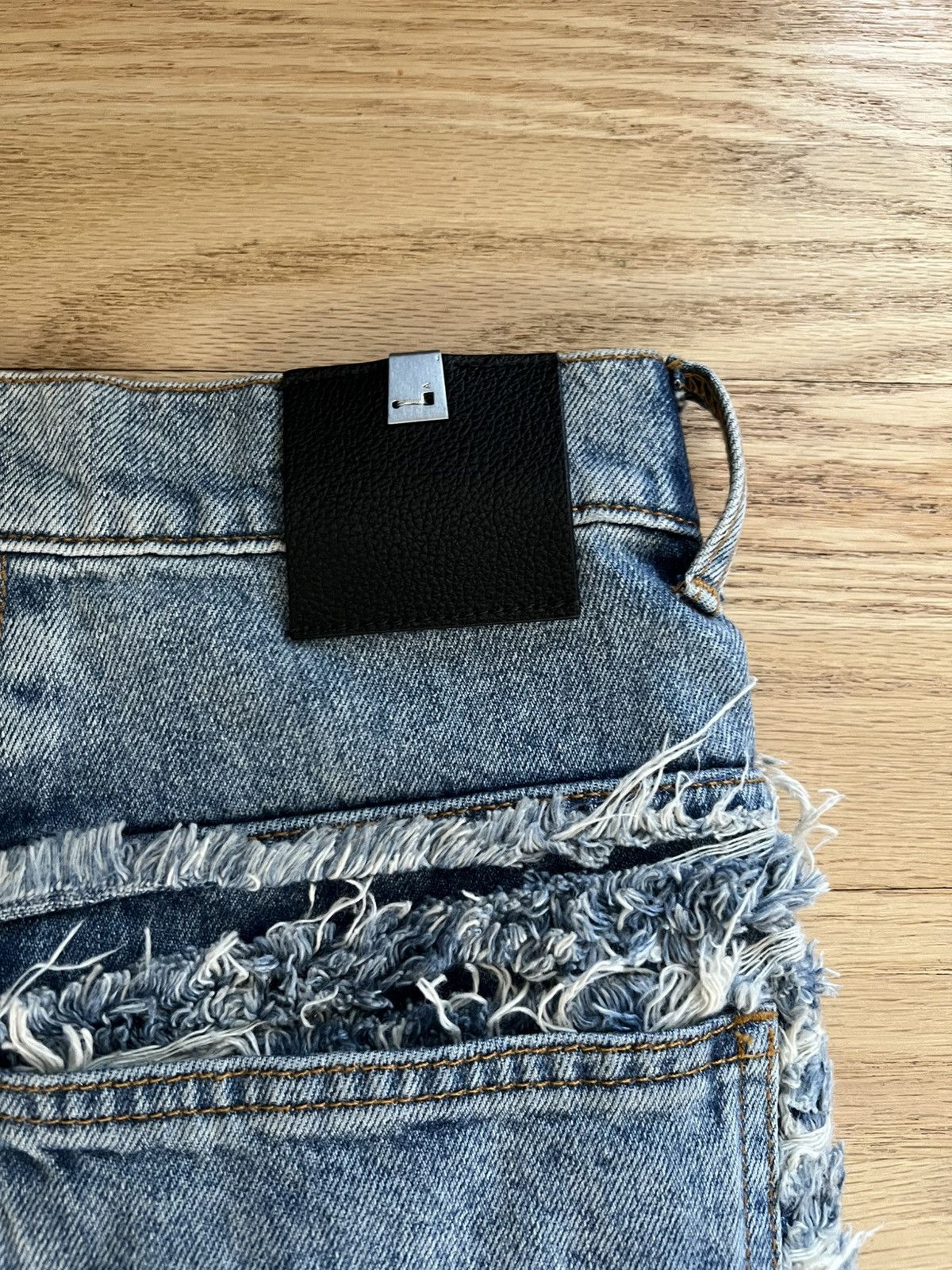 1017 ALYX 9SM × Blackmeans 1017 ALYX 9SM distressed straight-leg jeans Size US 32 / EU 48 - 5 Thumbnail