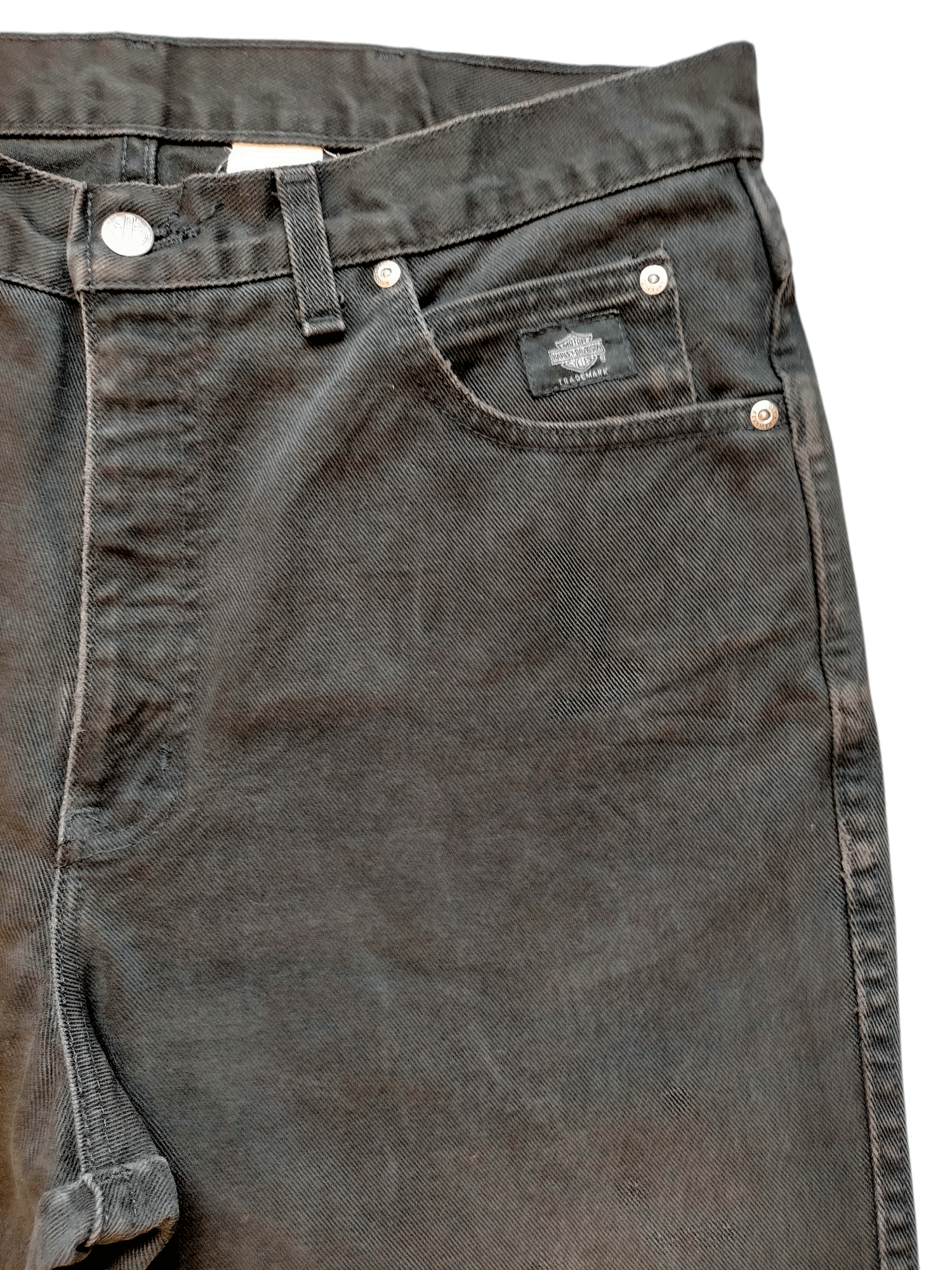 Harley Davidson Harley Davidson Black Baggy Jeans Made in usa Size US 34 / EU 50 - 5 Thumbnail