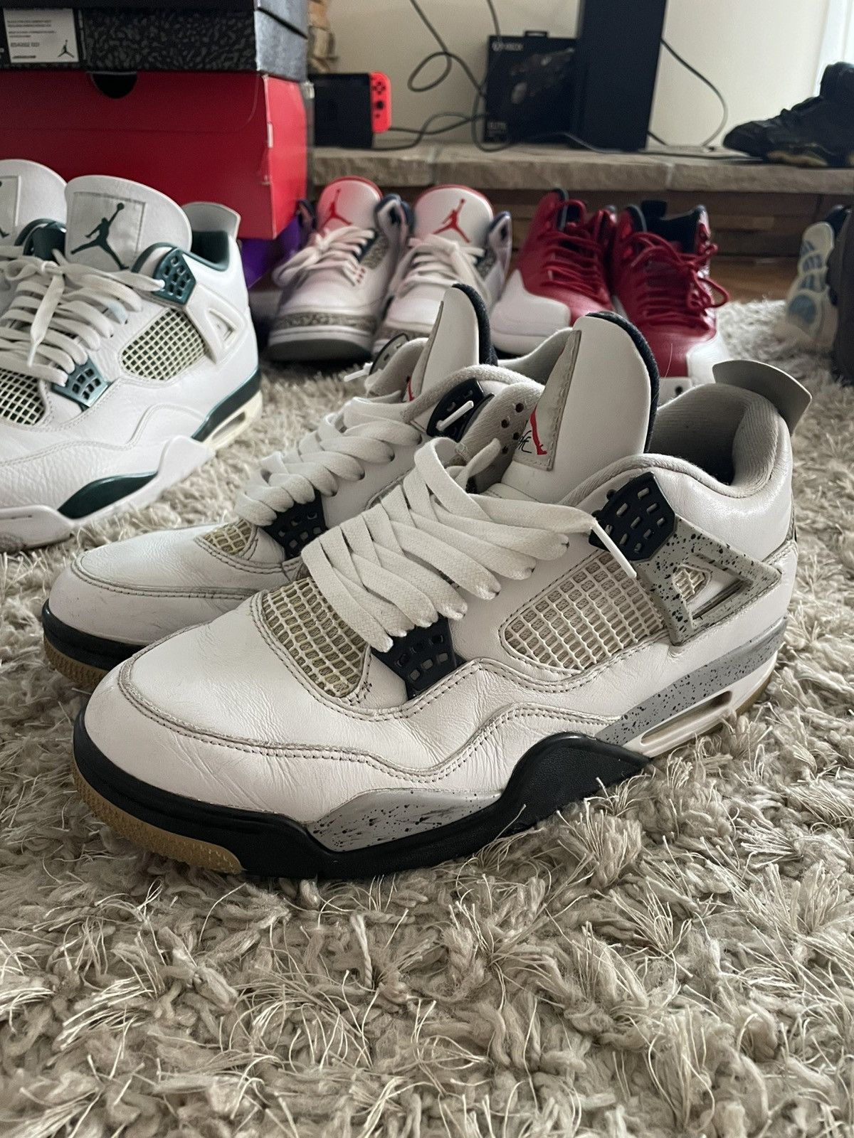 Jordan Brand Jordan 4 White Cement 2016 Size US 10 / EU 43 - 1 Thumbnail