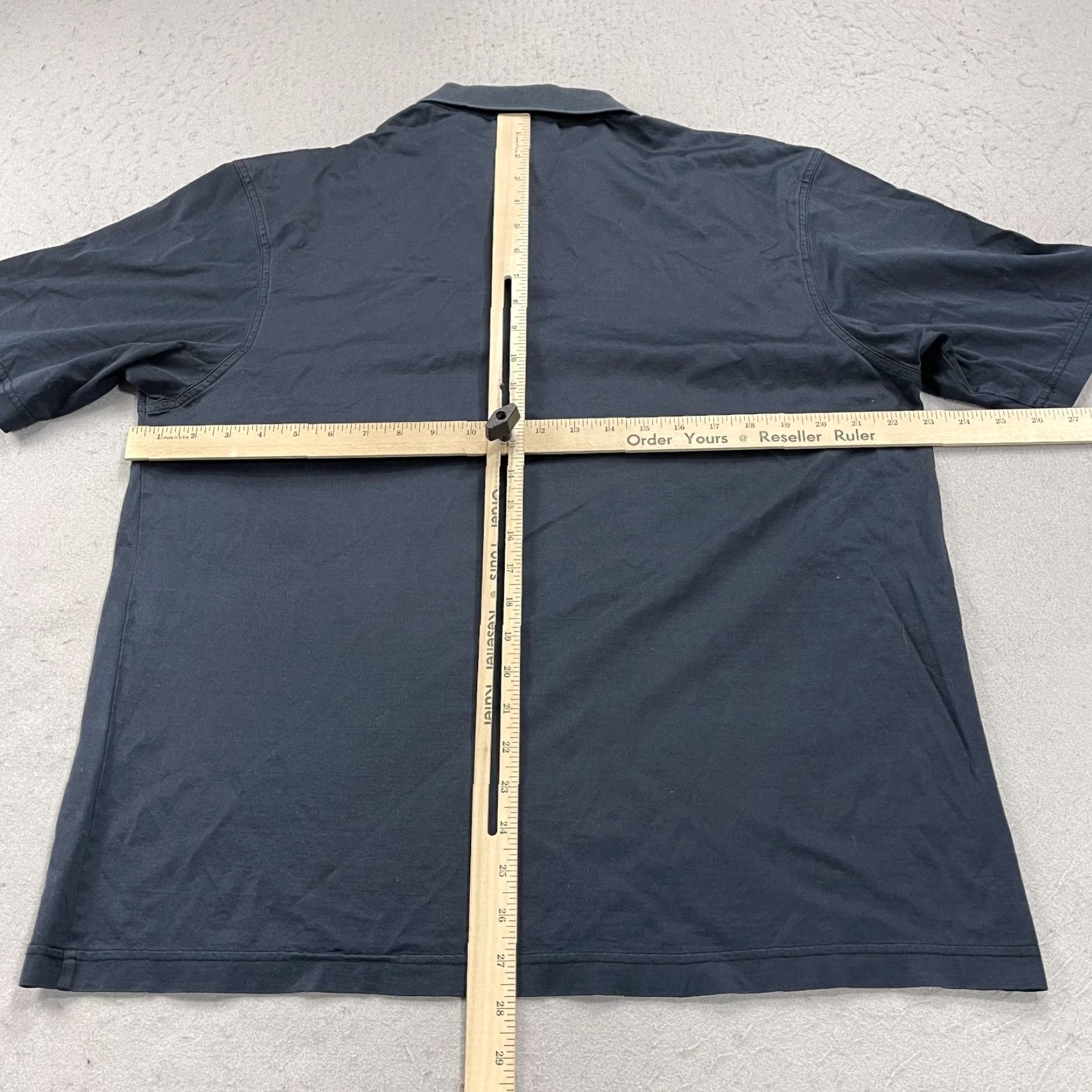 Vintage VINTAGE Masters Polo Shirt Mens Large Black Solid Amen Corner Augusta National 90s Size US L / EU 52-54 / 3 - 5 Thumbnail