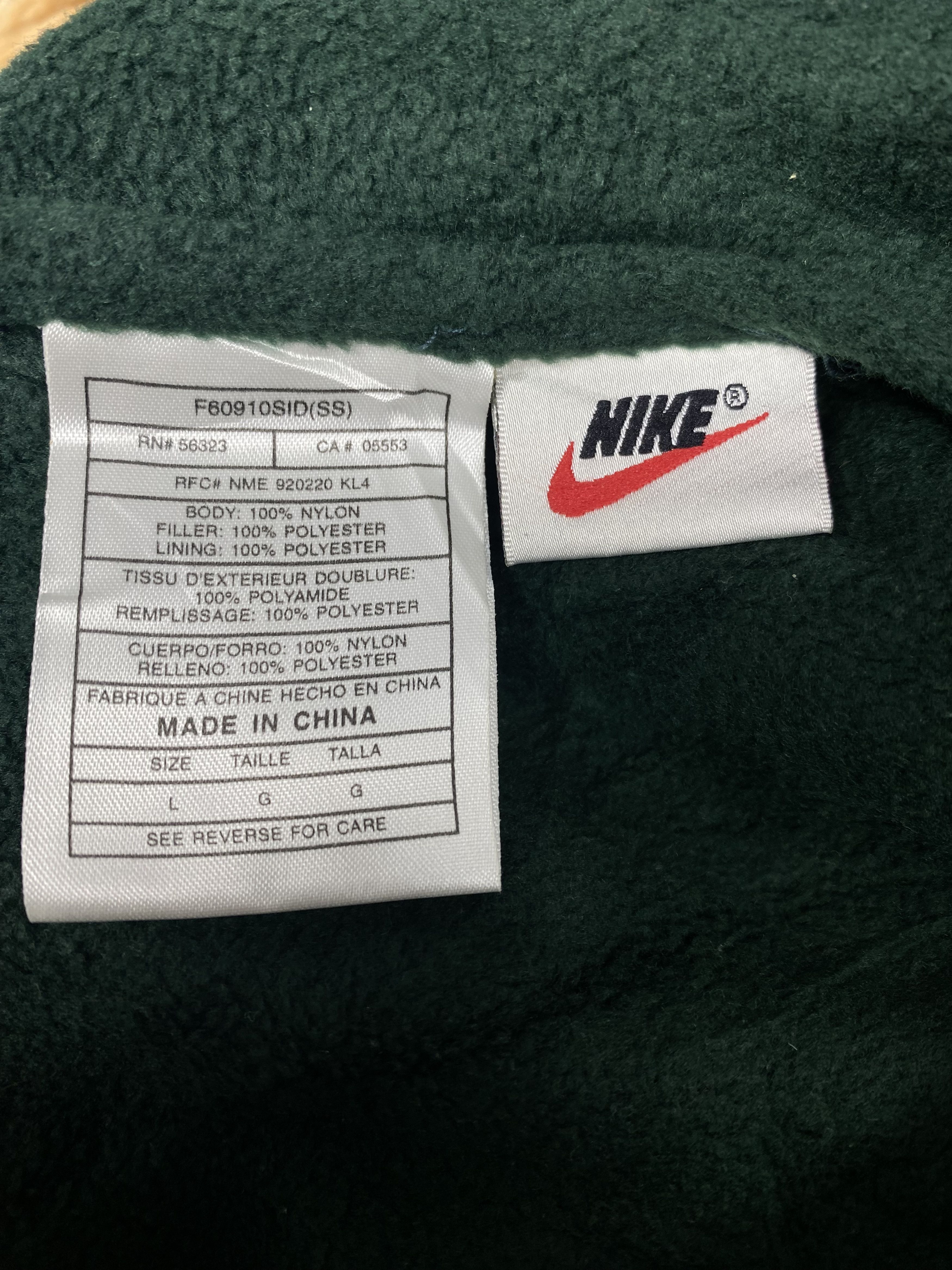 Nike Vintage Nike Swoosh Big Logo Reversible Jacket DJ0025 Size US L / EU 52-54 / 3 - 8 Thumbnail