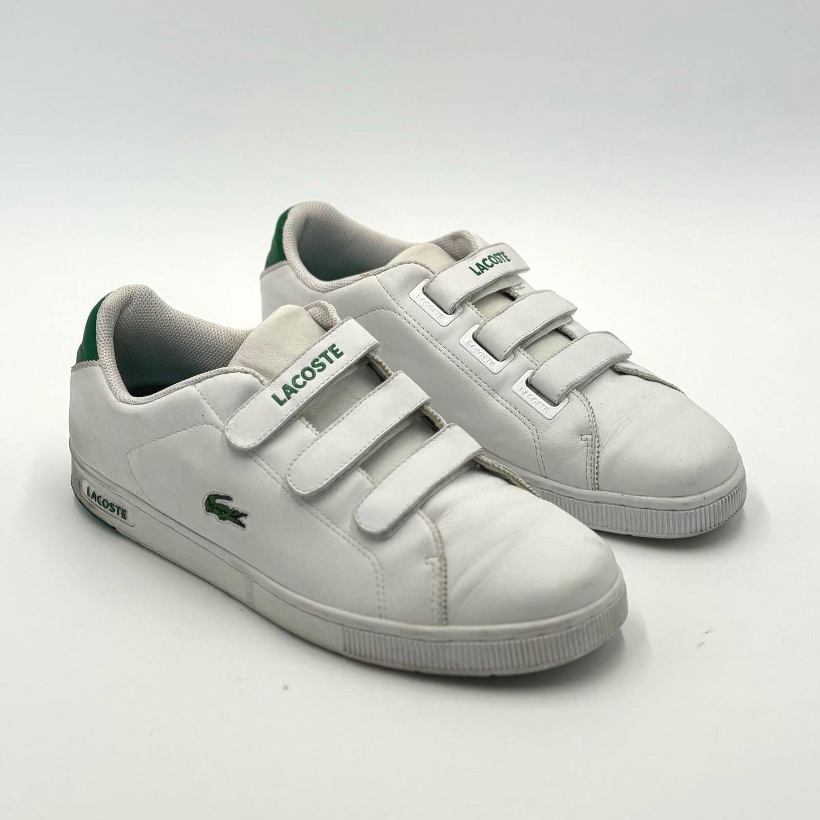 Lacoste LACOSTE Three Strap Shoes Leather Sneakers Size 12 US Size US 12 / EU 45 - 1 Thumbnail