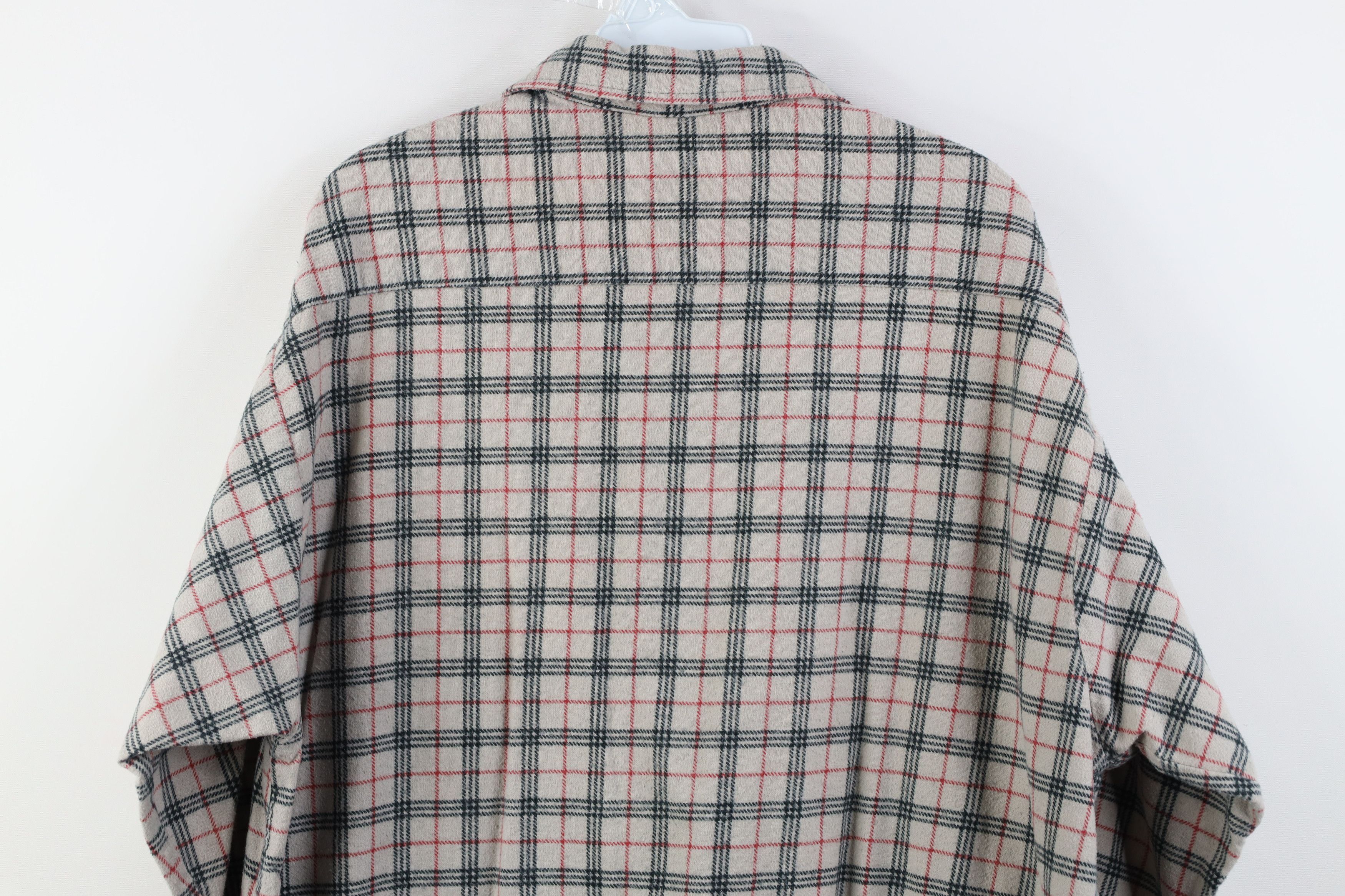 Vintage Vintage 90s Streetwear Collared Button Shirt Plaid Cotton Size US XL / EU 56 / 4 - 10 Thumbnail
