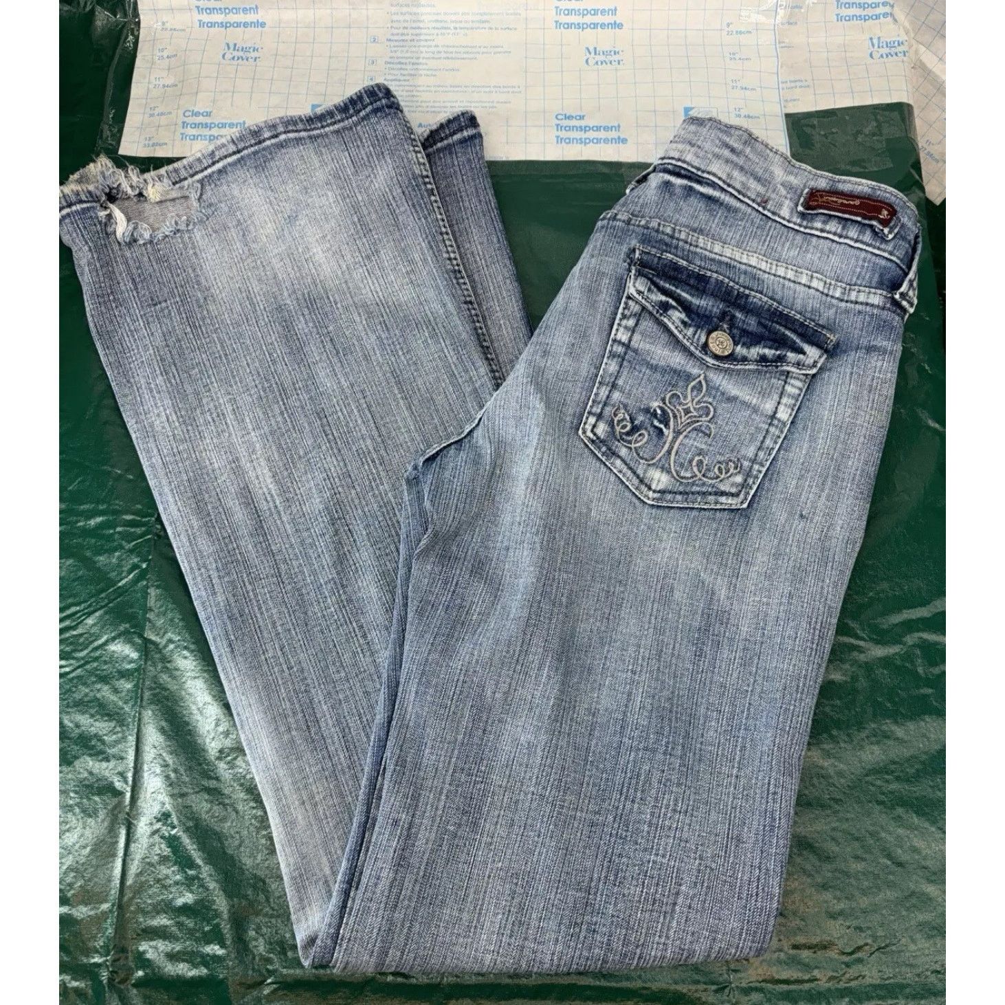 Other Underground Soul Size 9 Distressed Jeans Womens Bootcut Size 32" / US 10 / IT 46 - 8 Thumbnail