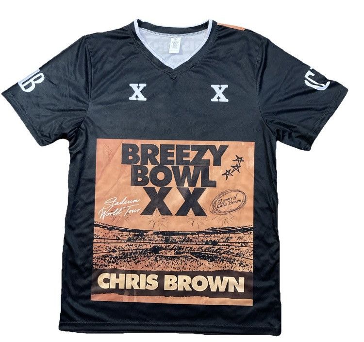 Other Chris Brown Breezy Bowl XX Tour 20th Jersey Shirt Sz Small Size US S / EU 44-46 / 1 - 1 Thumbnail