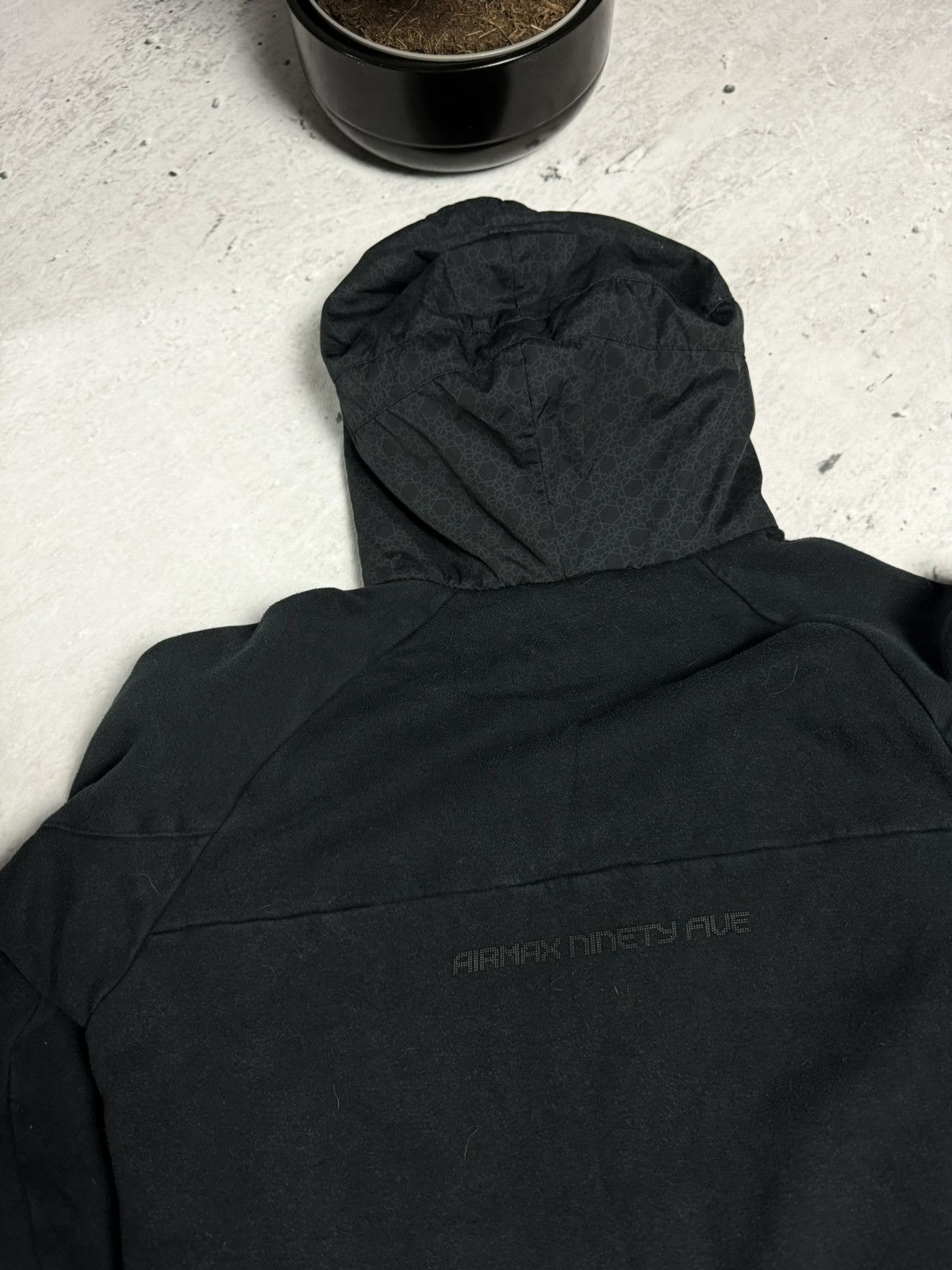 Nike 00s Nike Vintage Airmax 95 Series Ninja Neck Hoodie Drill Size US S / EU 44-46 / 1 - 9 Thumbnail