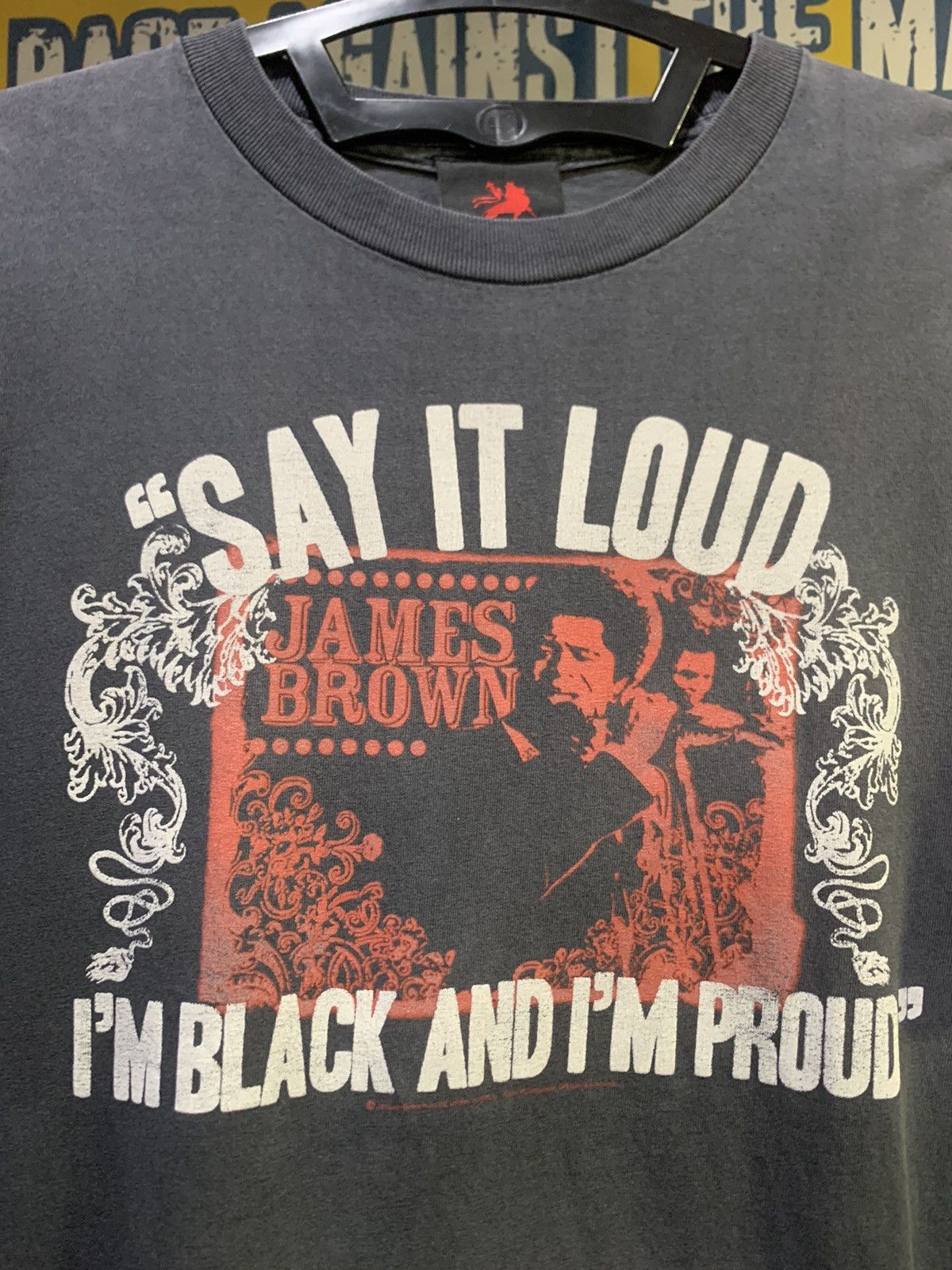 Band Tees × Vintage Vintage JAMES BROWN “Say It Loud I’m Black And I’m Proud” Size US L / EU 52-54 / 3 - 1 Thumbnail