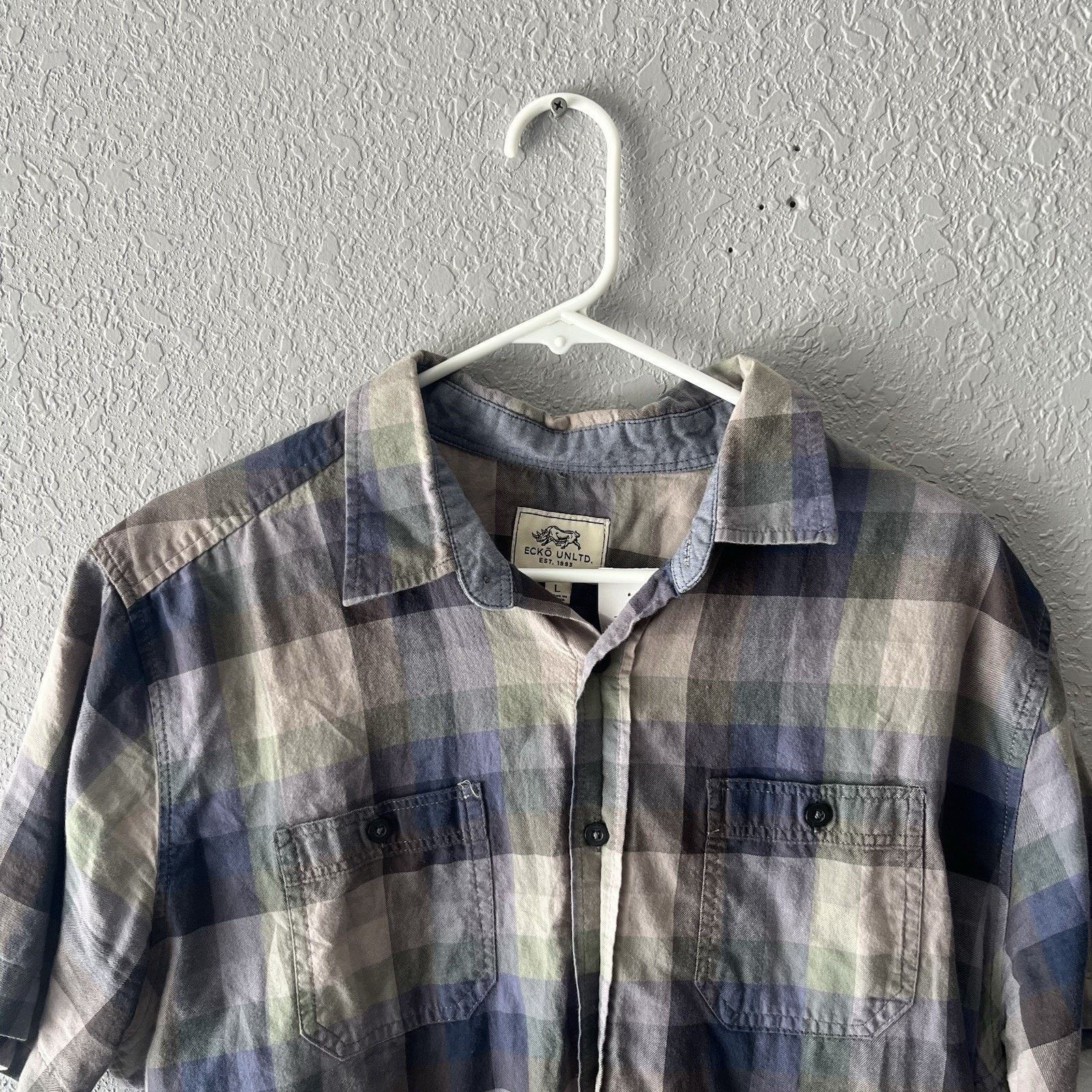 Ecko Unltd. 2000s Ecko Unltd Button Down Shirt Men’s Large Grunge Skater Size US L / EU 52-54 / 3 - 2 Thumbnail